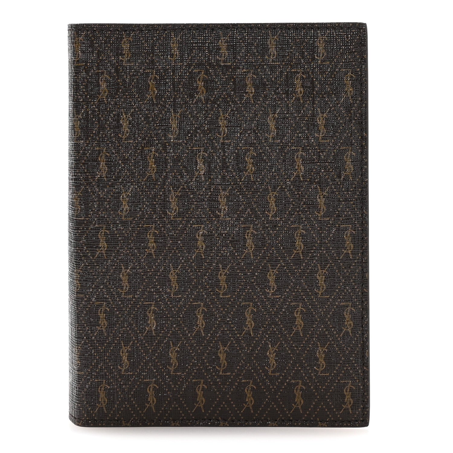 Saint Laurent Classic Toile Monogram A6 Agenda Sleeve Brown