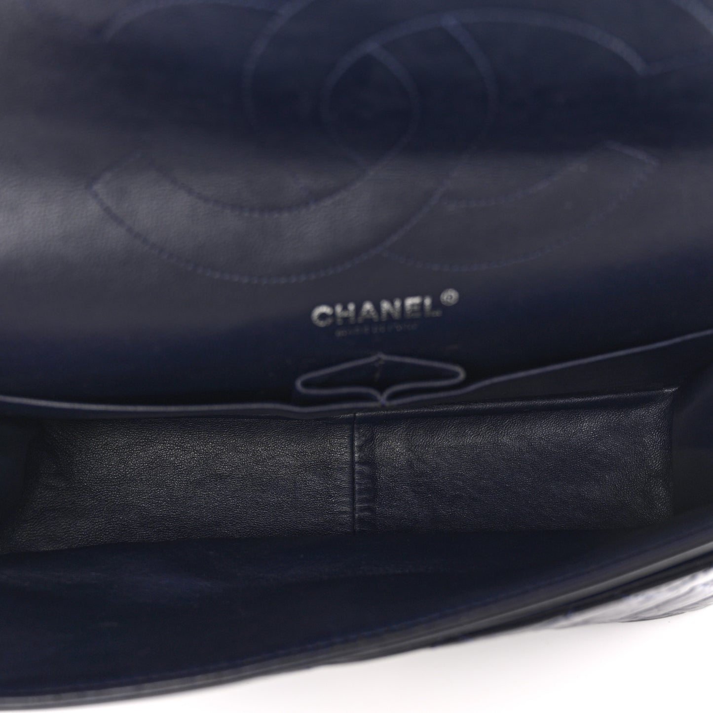 Aged Calfskin Quilted 2.55 Reissue 227 Flap Navy