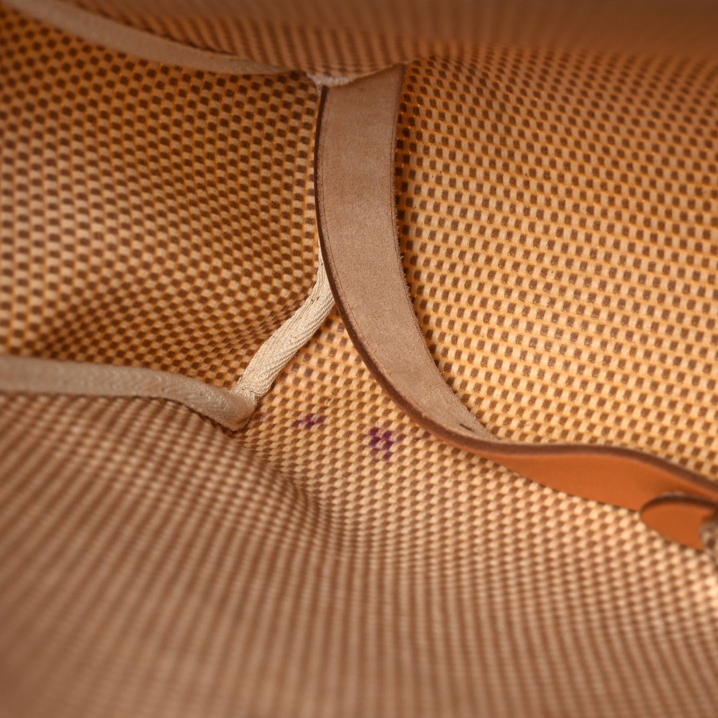 Toile Vache Calfskin Herbag 30 PM Backpack Natural