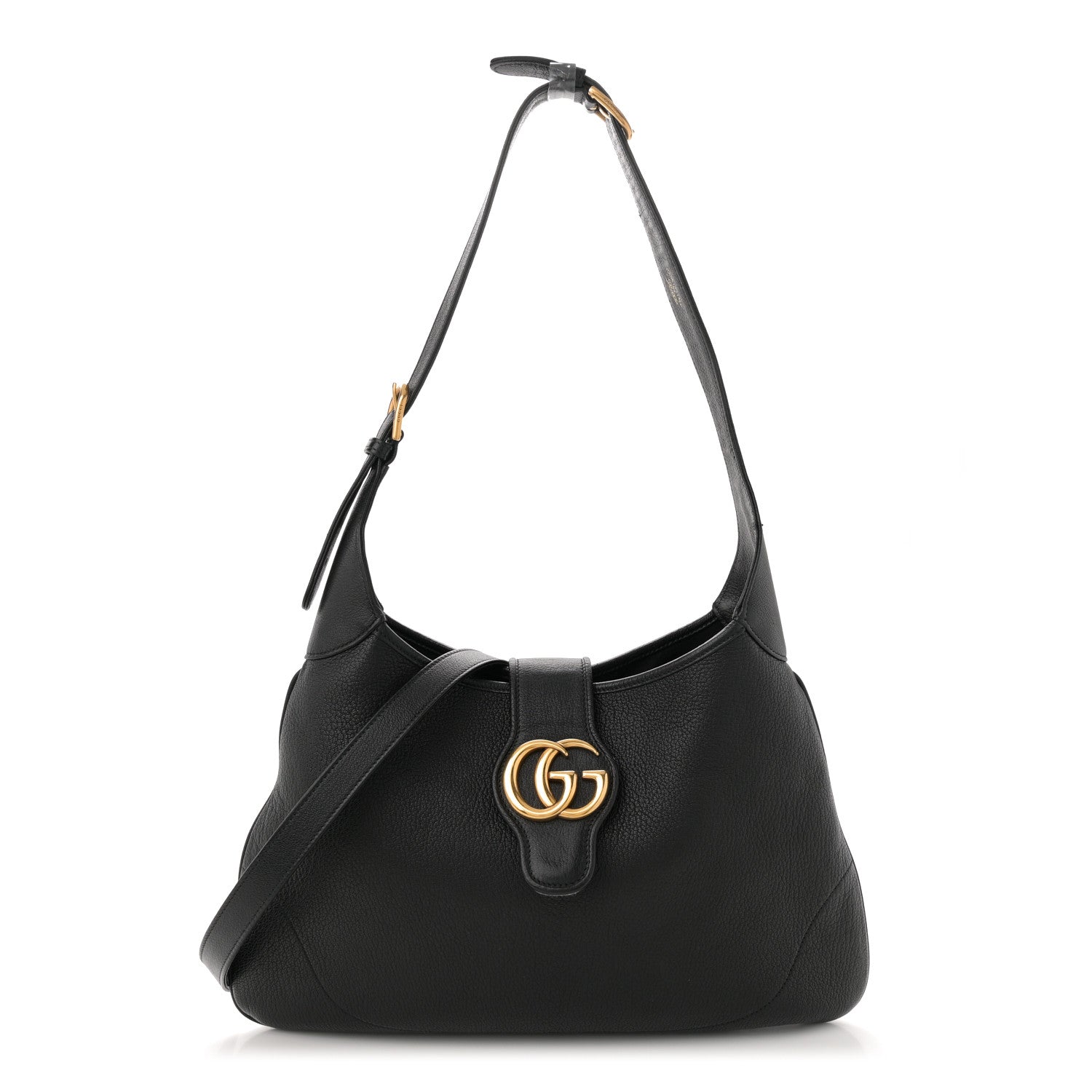 Gucci Goatskin Medium Aphrodite Shoulder Bag Black 1 of 14