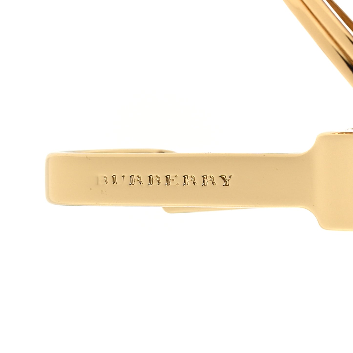 Cashmere House Check Thomas Bear Bag Charm Camel Gold