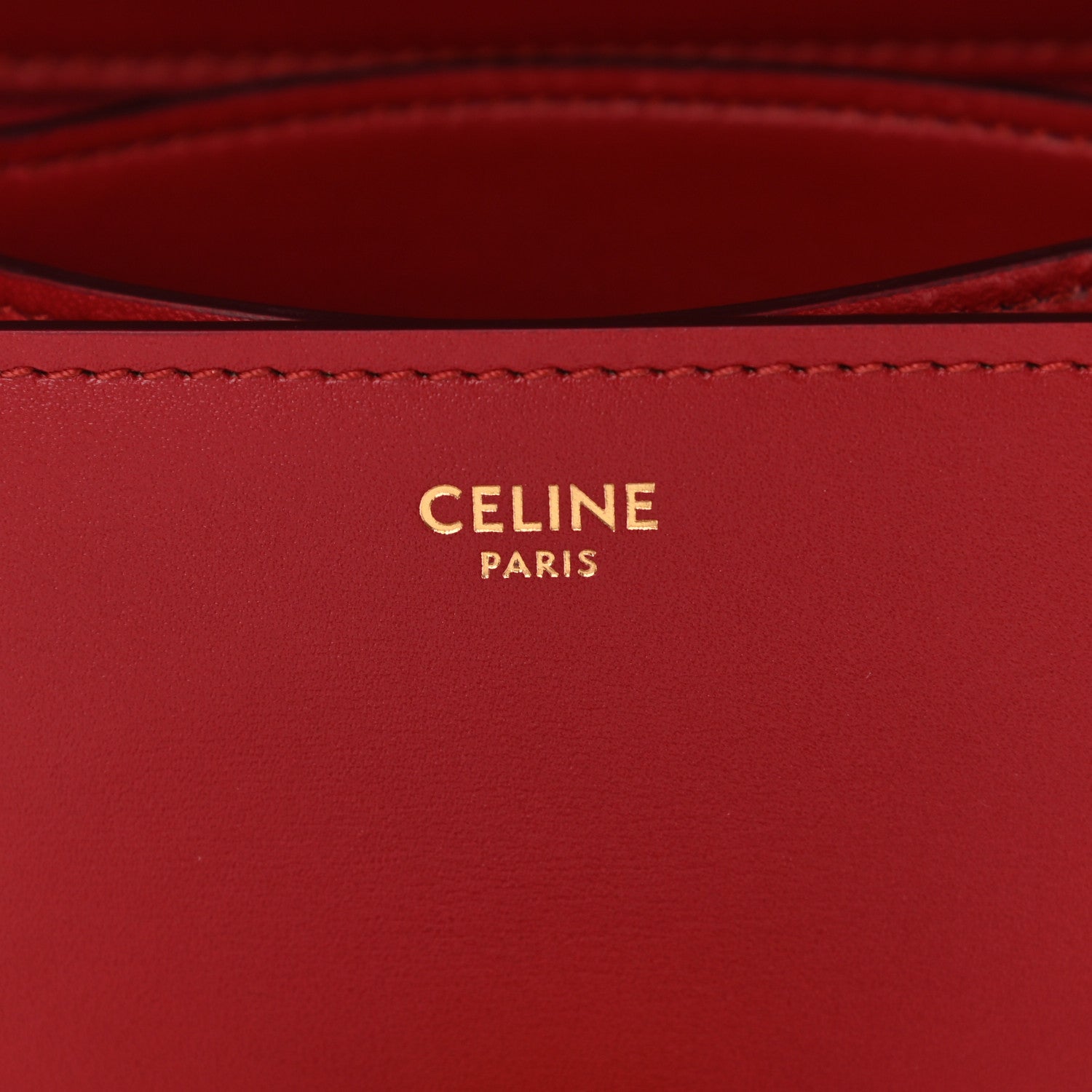 Celine Smooth Calfskin Small Classic Box Flap Bag Red 7 of 10