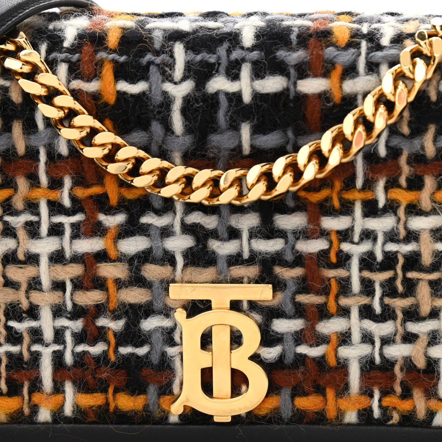 Tweed Lola Bag Black