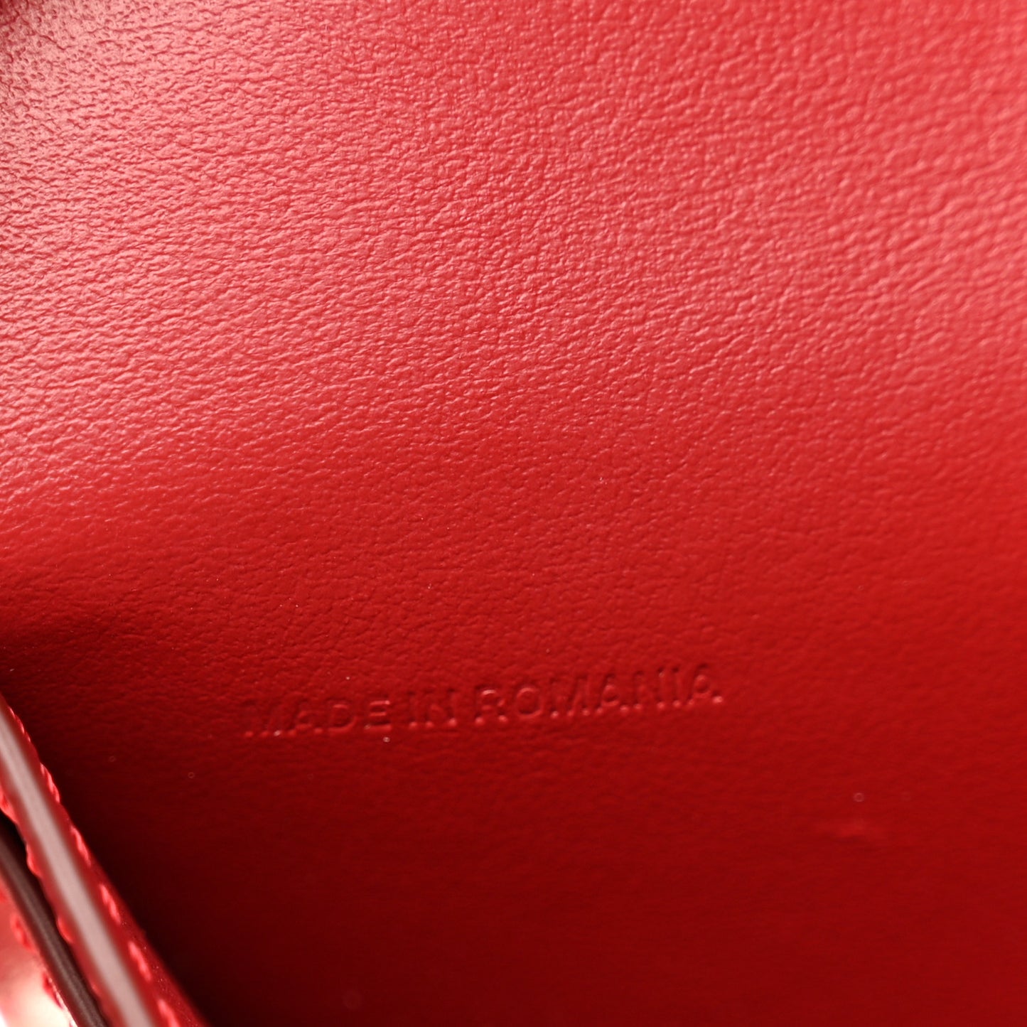Marais Calfskin Rowe Continental Wallet Dark Carmine
