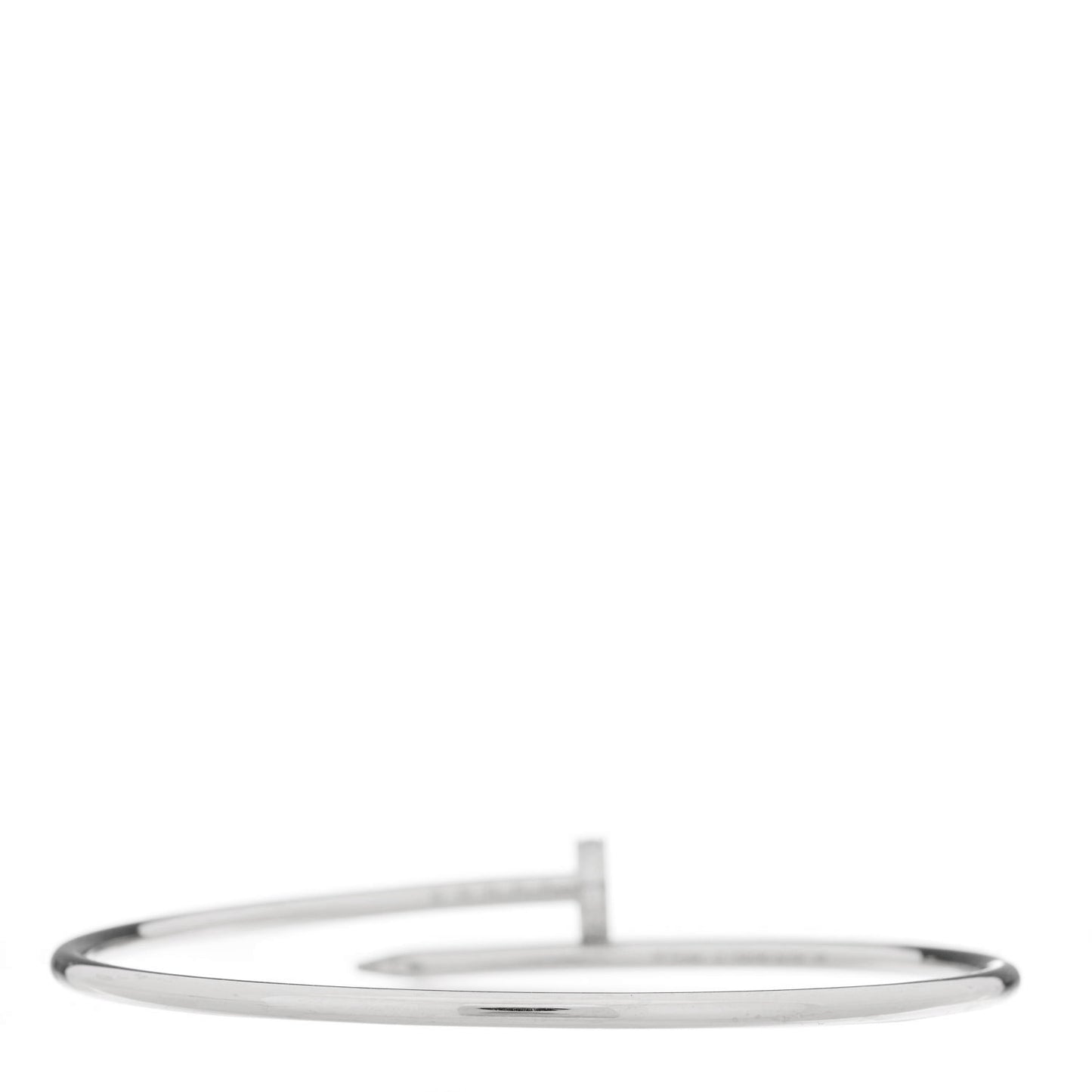 18K White Gold Diamond Small Juste Un Clou Bracelet 18