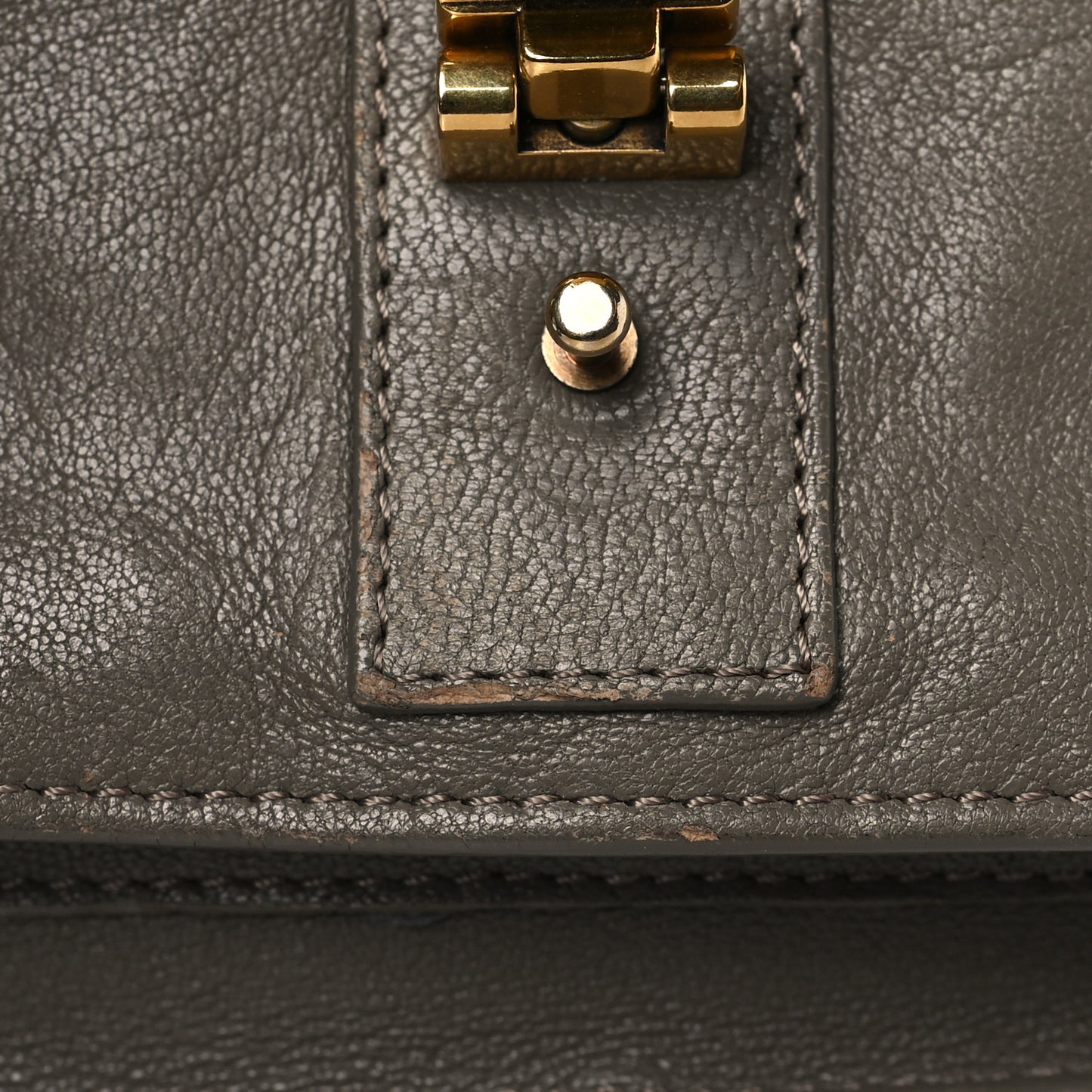 Lambskin Tiny PS1 Satchel Smoke