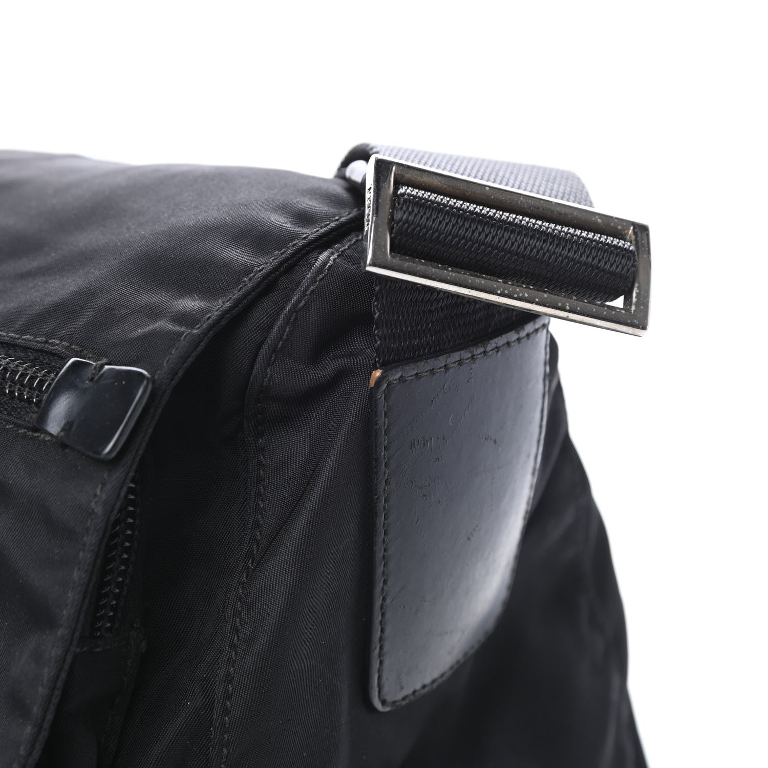 Prada Nylon Vela Messenger Bag Black 15 of 16