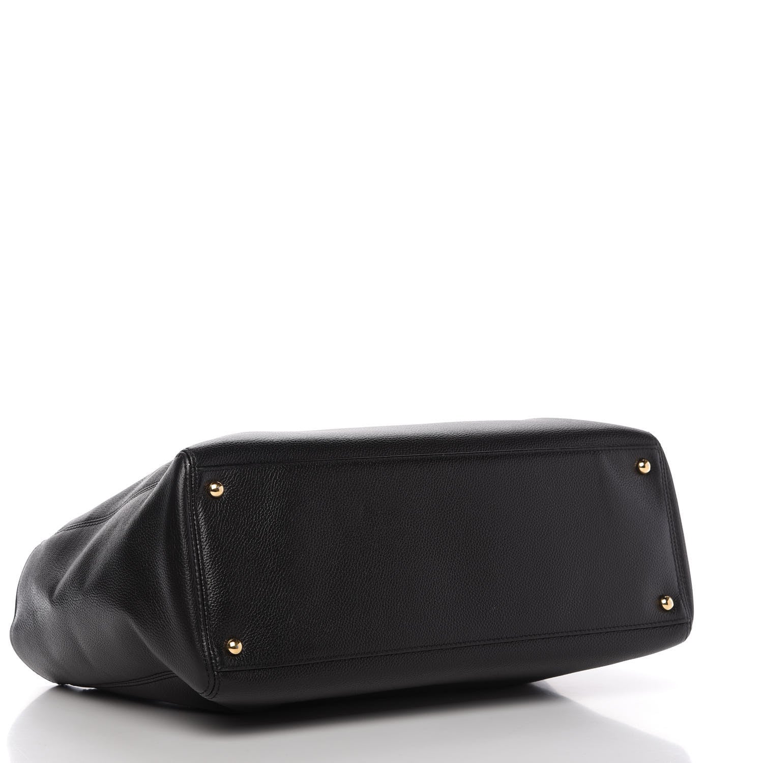 Chanel Calfskin Cerf Executive Shopper Tote Black 4 of 10