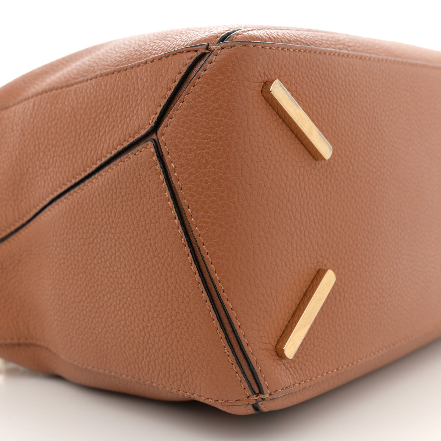 Loewe Calfskin Medium Puzzle Bag Tan 9 of 14