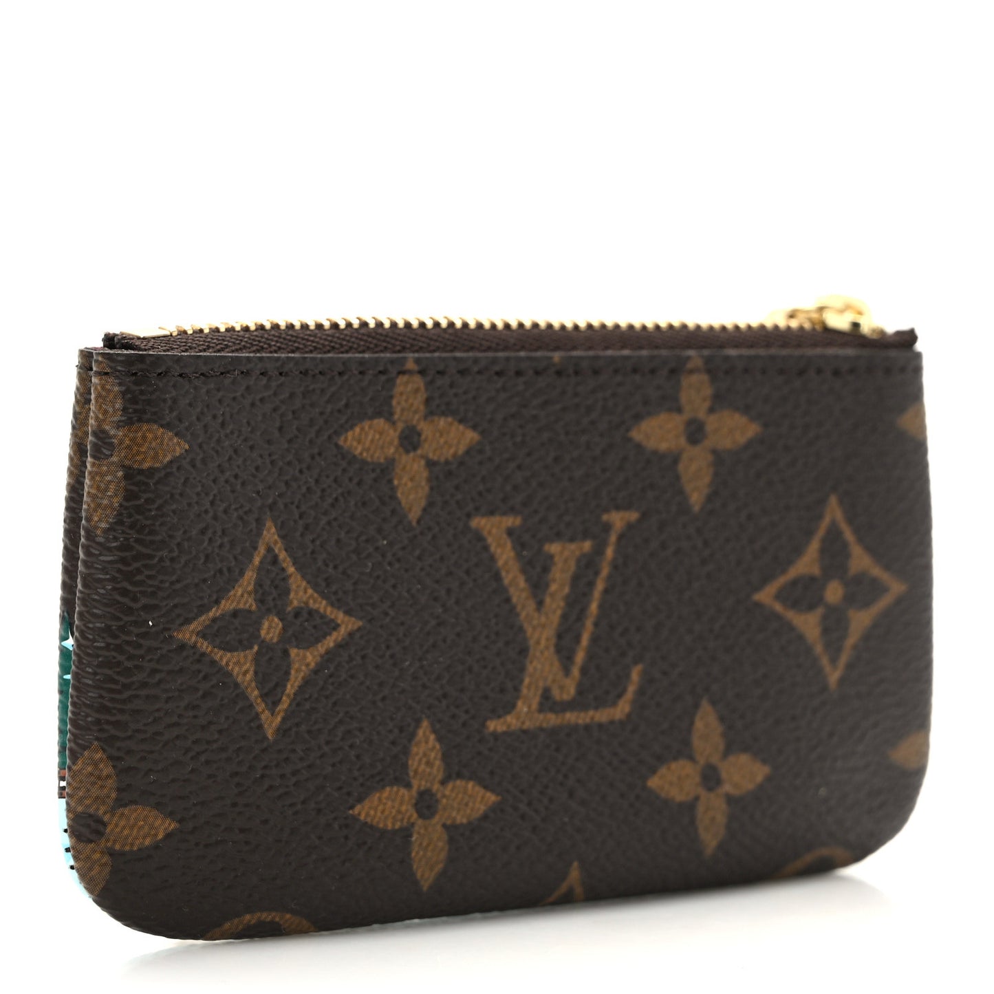 Monogram 2023 Christmas Animation Alpine Key Pouch Pink