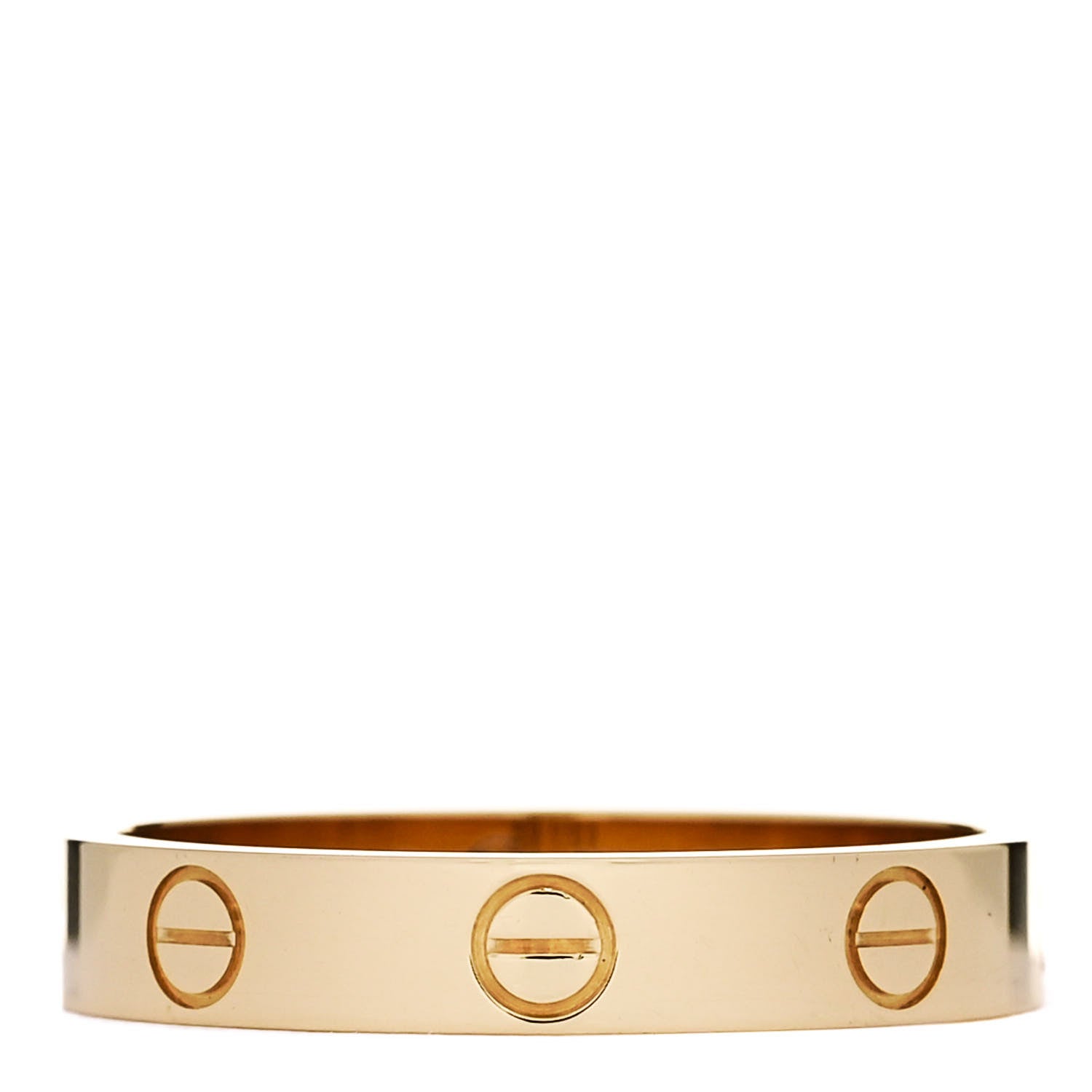 Cartier 18K Yellow Gold 3.5mm LOVE Wedding Band Ring 56 7.75 1 of 5