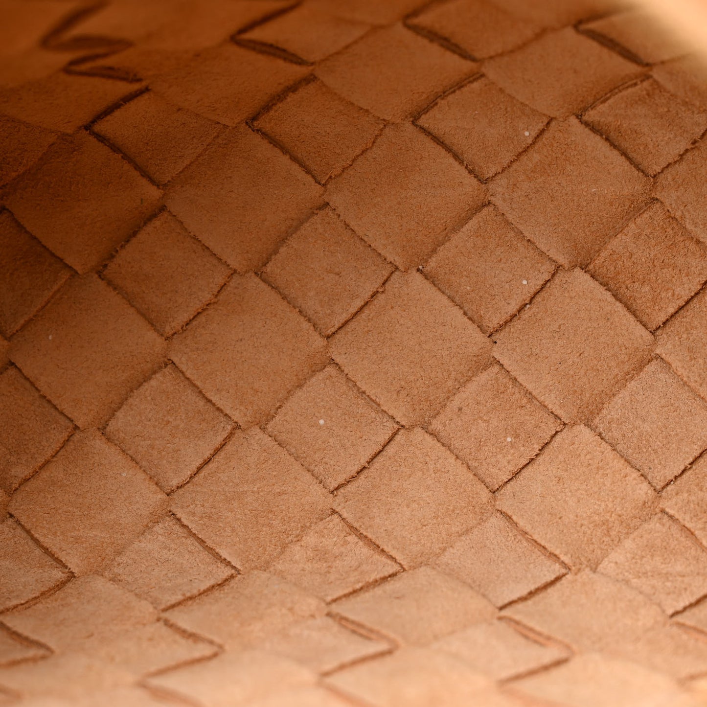 Nappa Intrecciato Mini Loop Camera Bag Almond