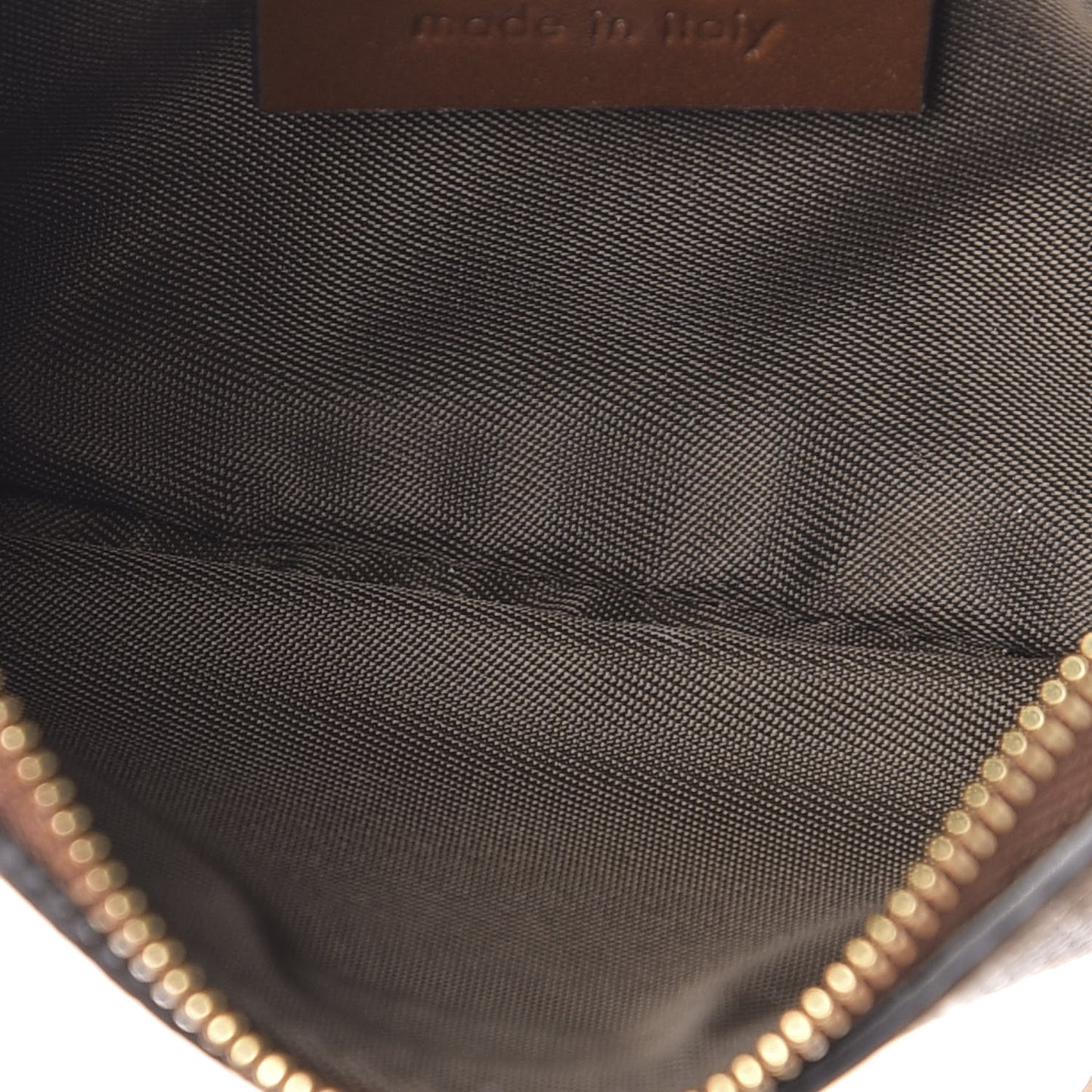 GG Supreme Monogram Key Case Brown