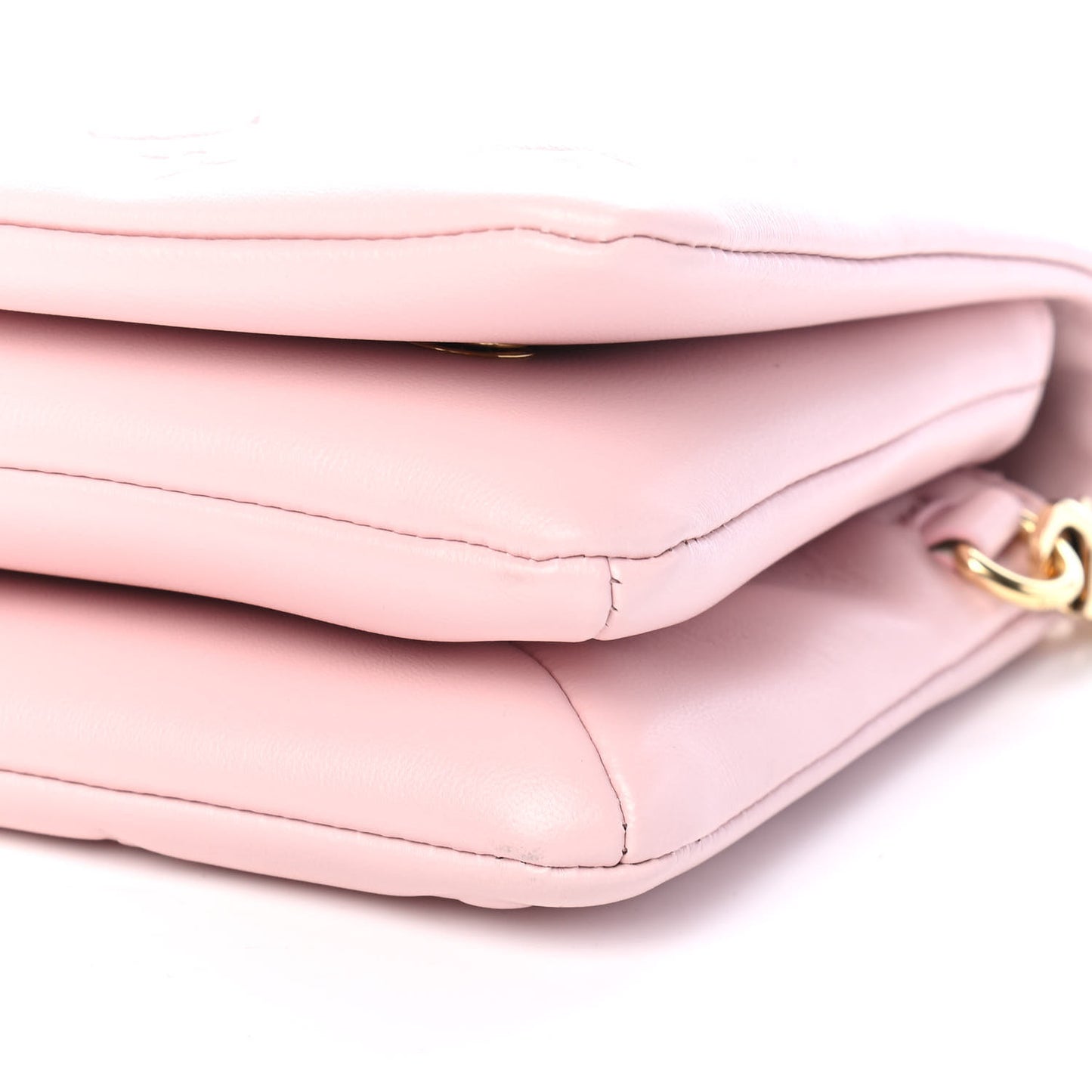 Lambskin Embossed Monogram Pochette Coussin Rose