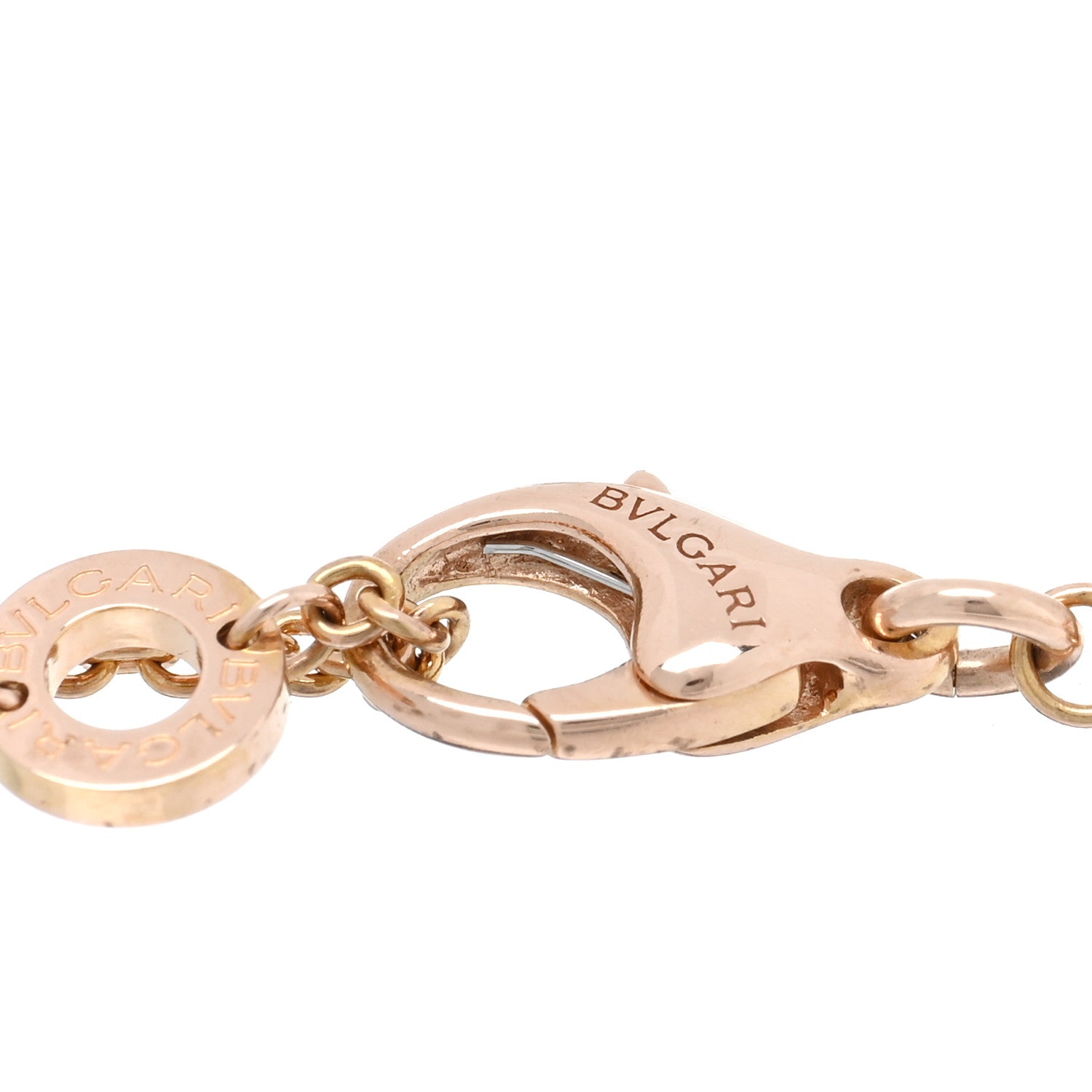 Bulgari 18K Rose Gold White Ceramic B.Zero1 Bracelet SM 3 of 4