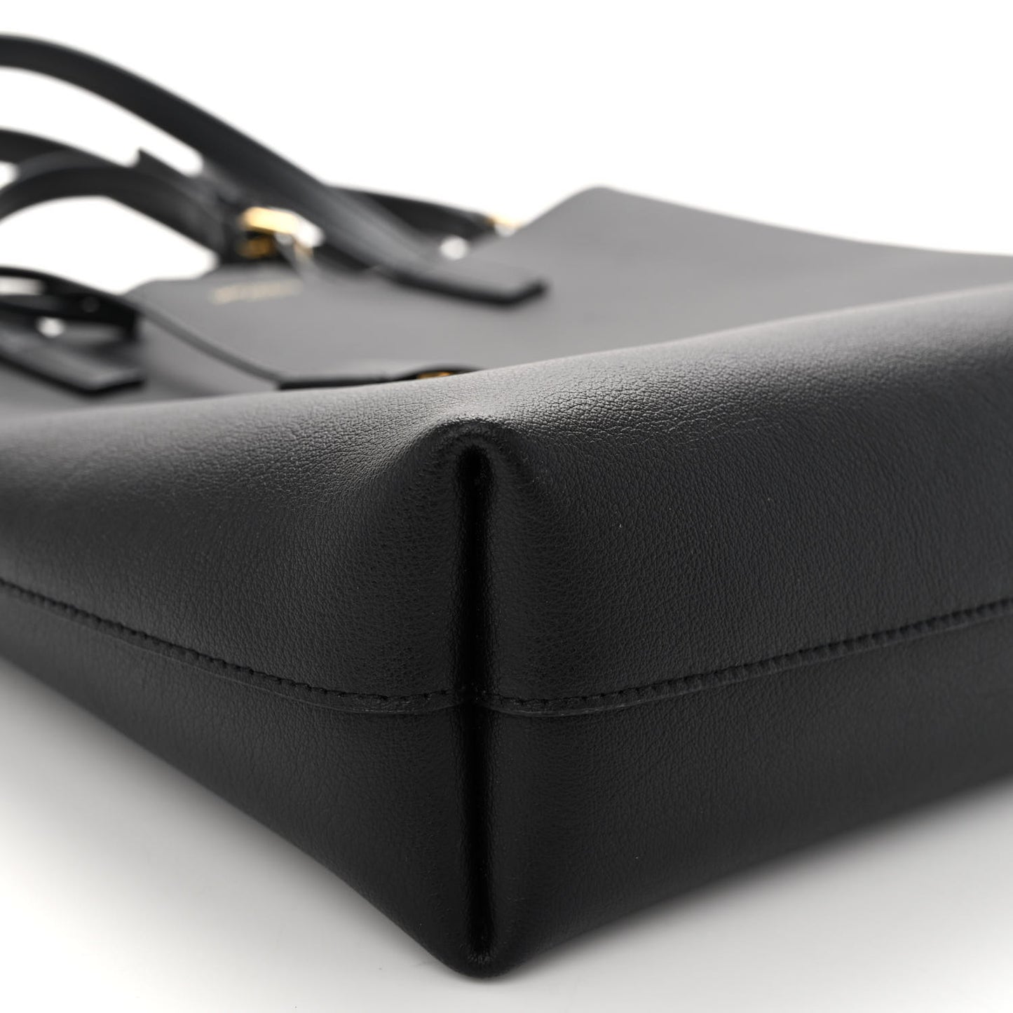 Calfskin Toy Shopping Tote Black