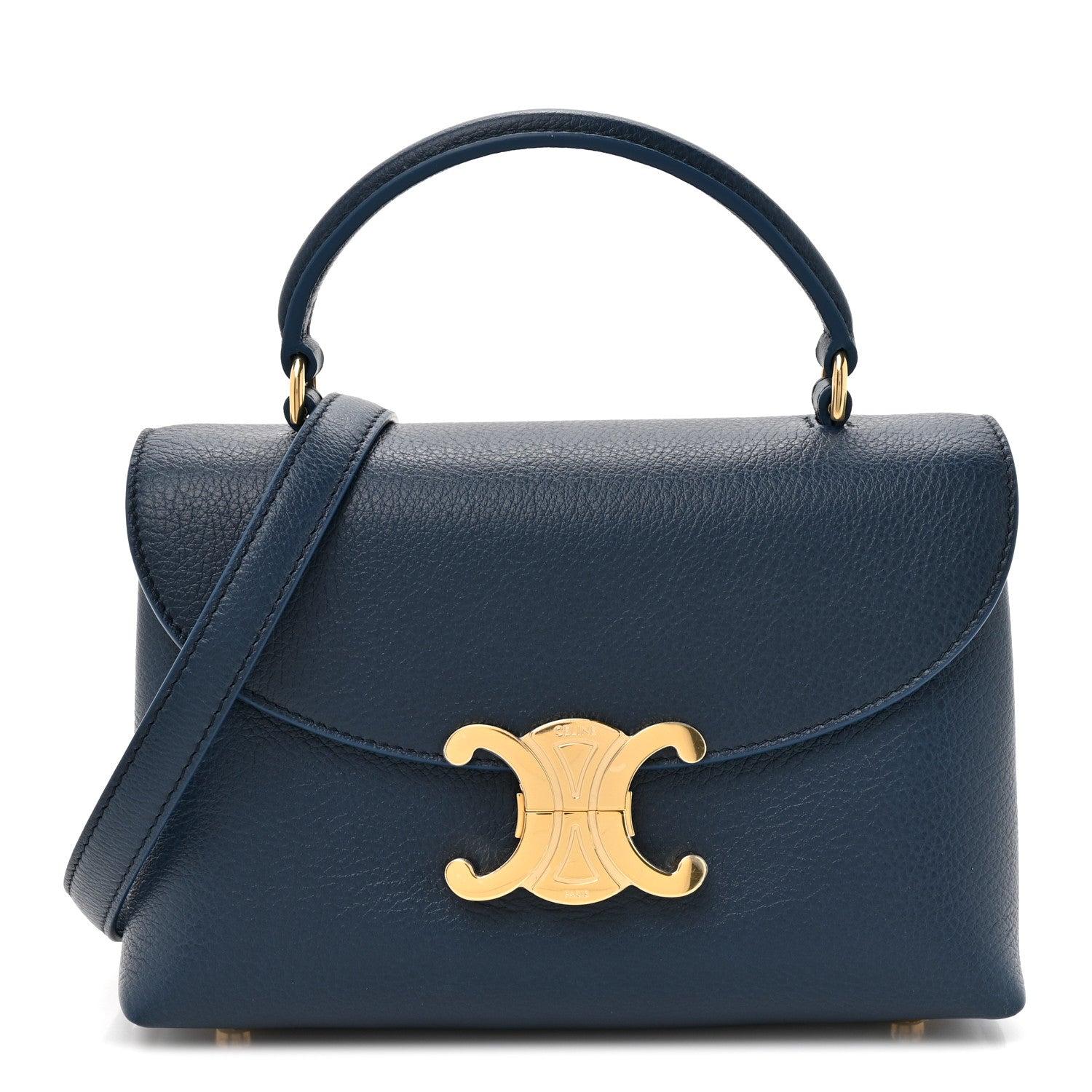 Celine Supple Grained Calfskin Teen Nino Teal Blue 1836588