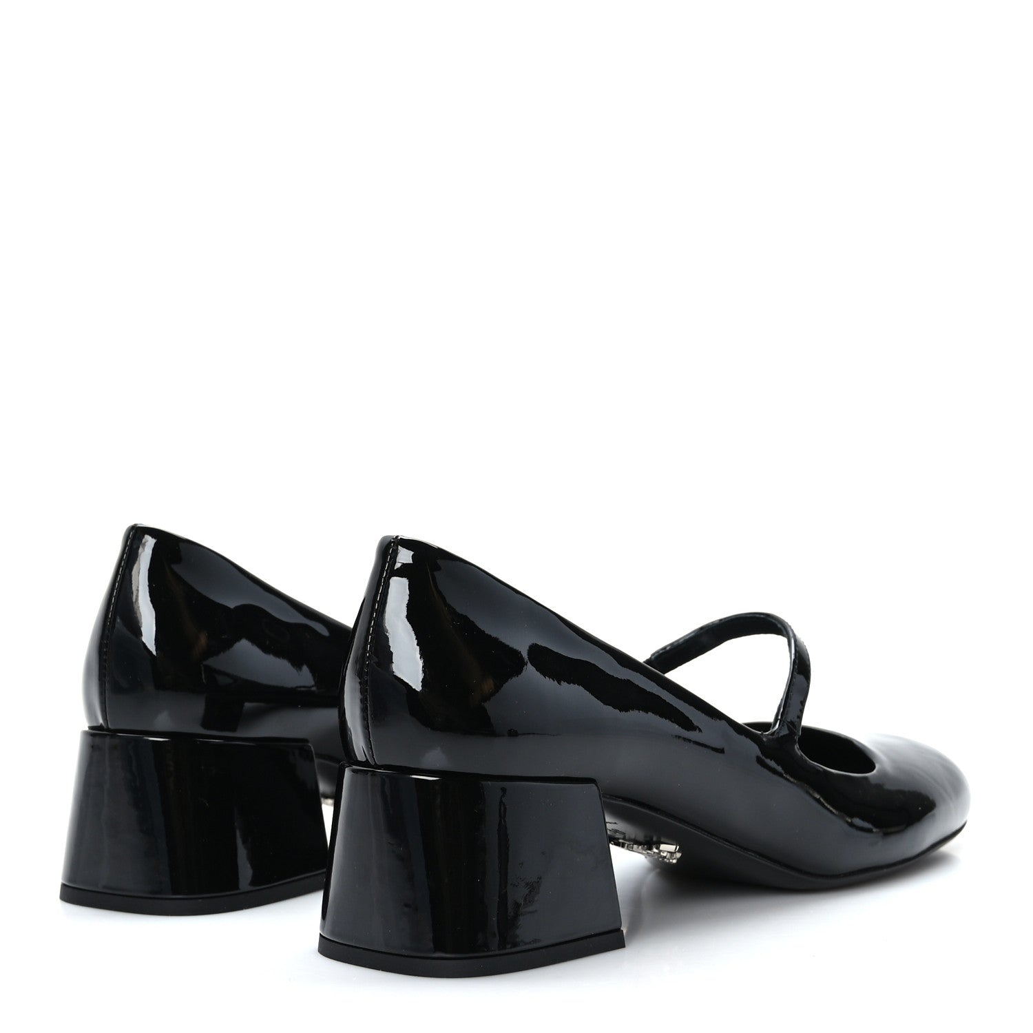 Prada Patent Mary Jane 45mm Pumps 36 Black 4 of 7