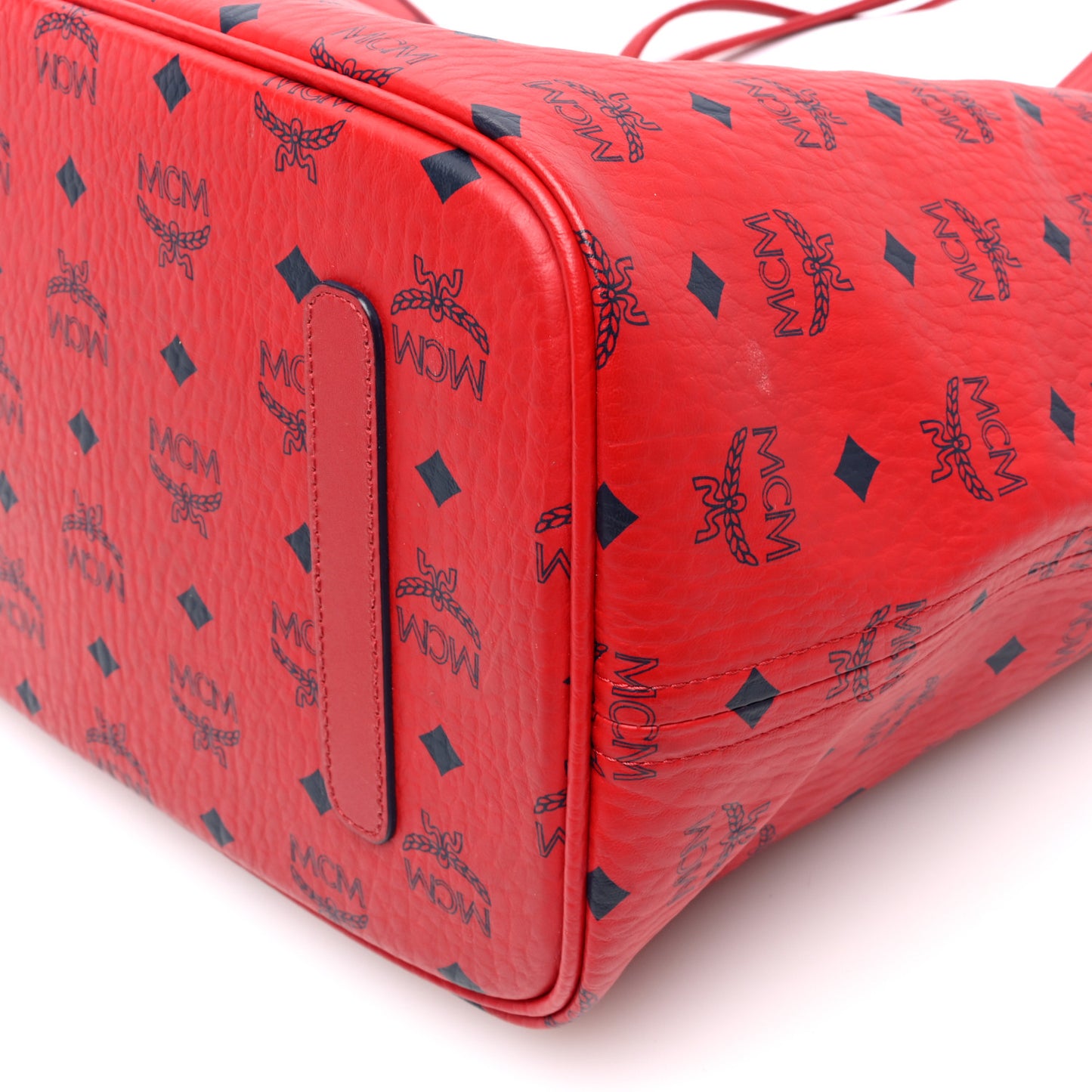 Visetos Large Liz Reversible Shopper Tote Ruby Red