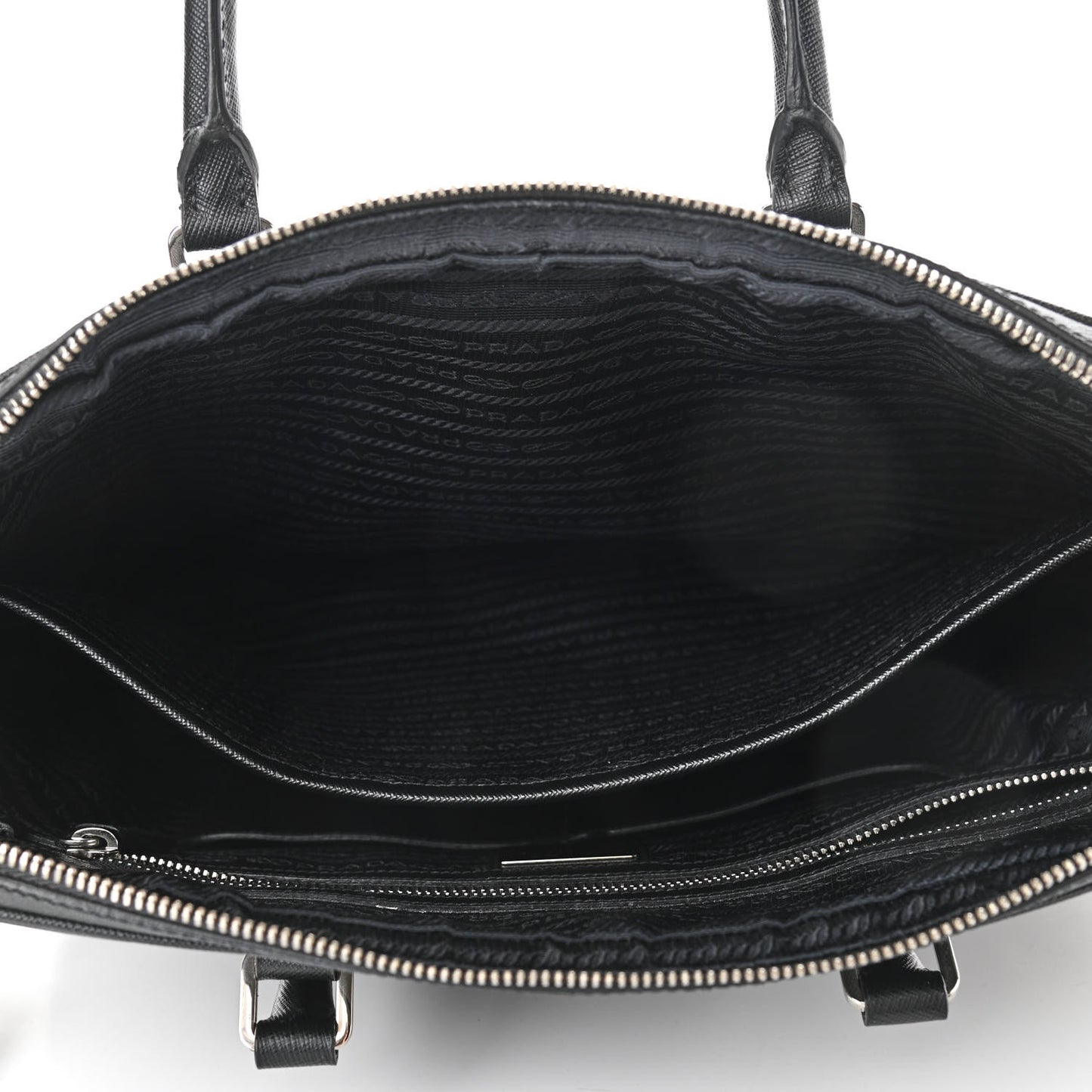 Saffiano Travel Briefcase Black