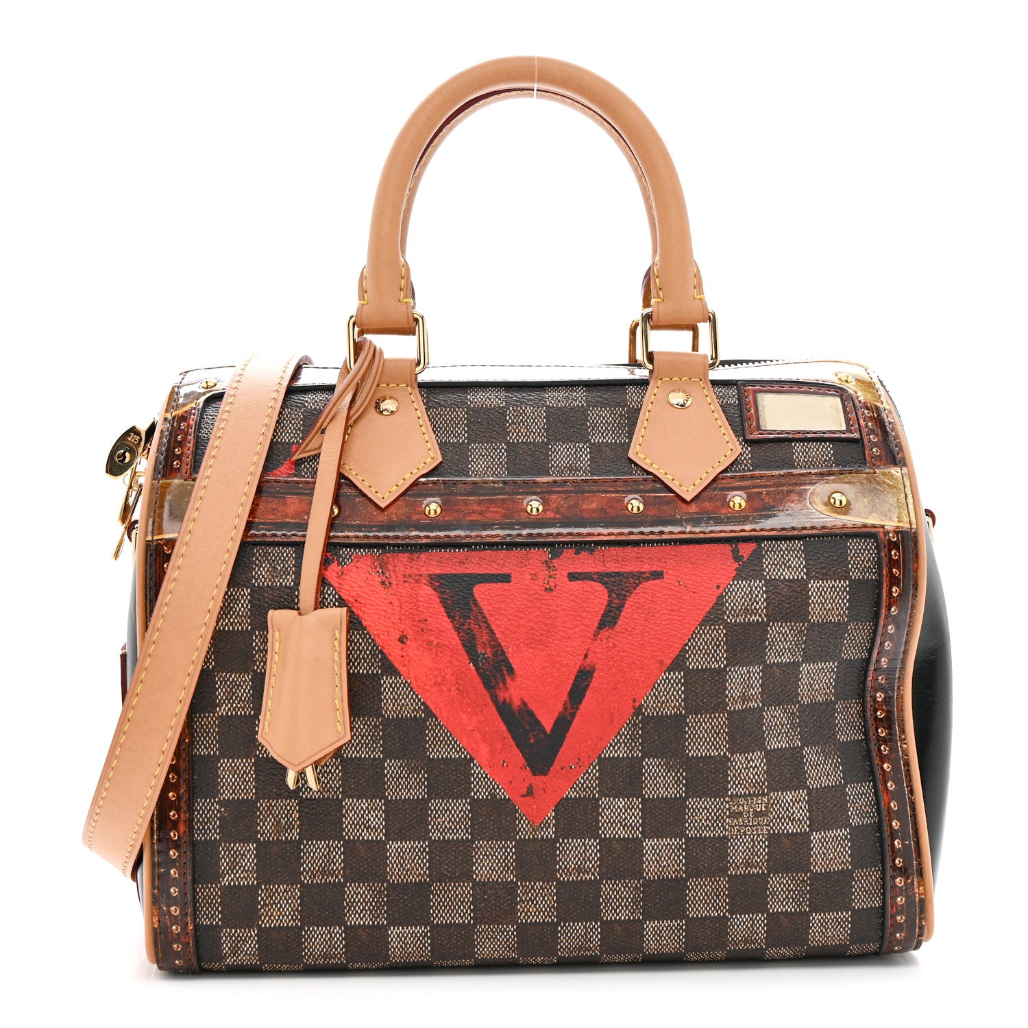 Louis Vuitton Transformed Damier Ebene Time Trunk Speedy