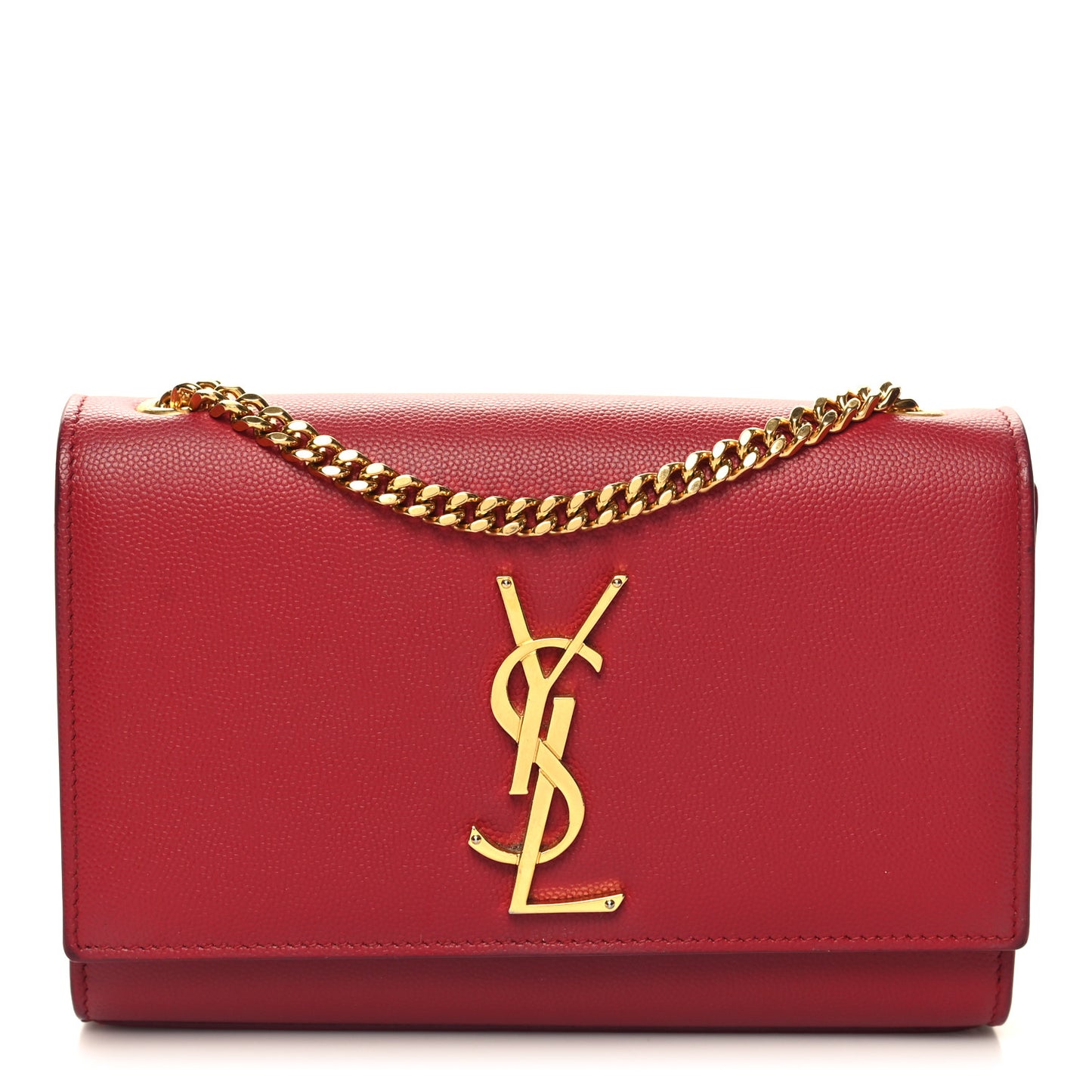 Grain De Poudre Small Monogram Kate Satchel Red