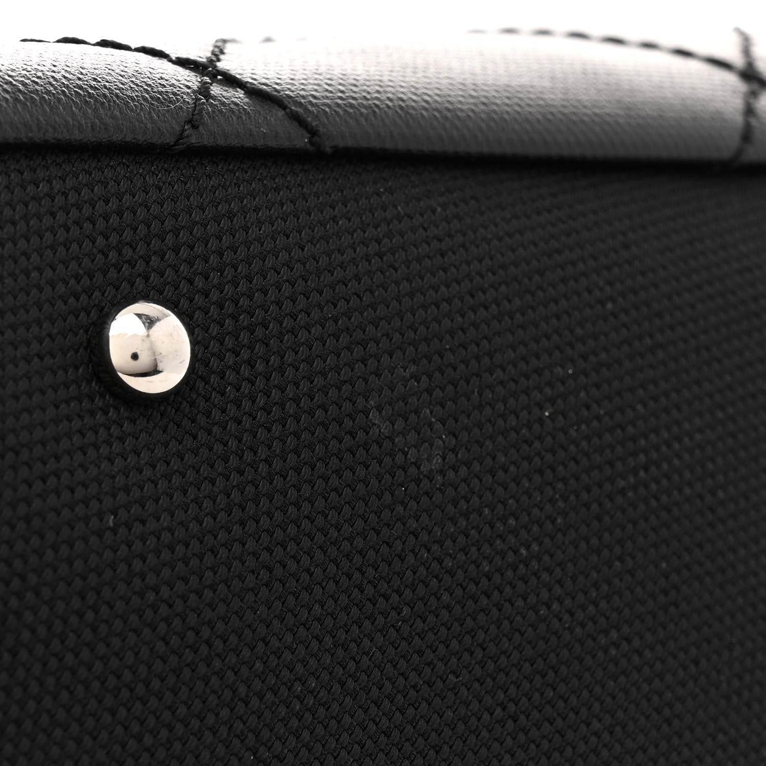 Chanel Coated Canvas Quilted Large Paris Biarritz Tote Black 14 of 16