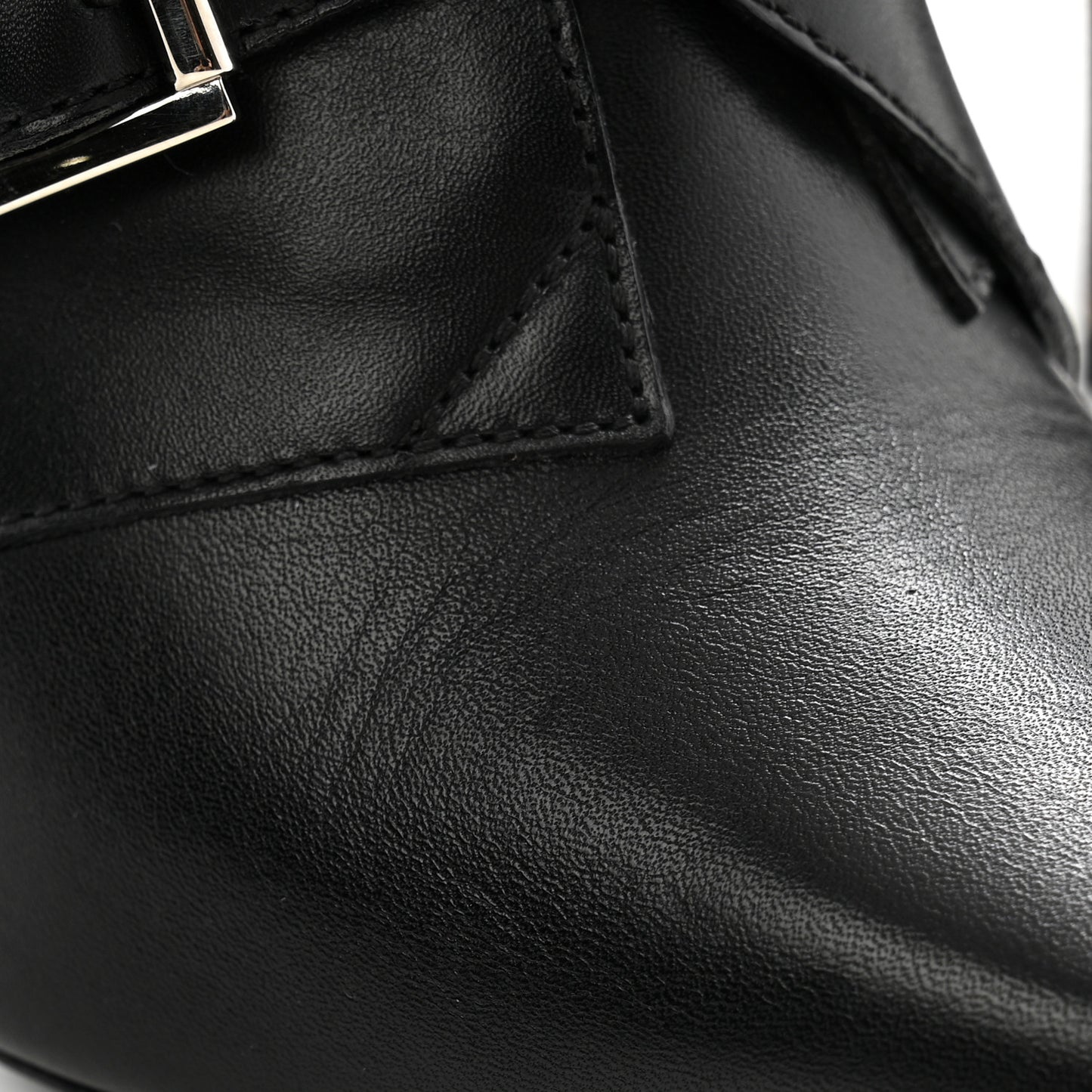 Calfskin Monogram Janet Ankle Boots 37 Black