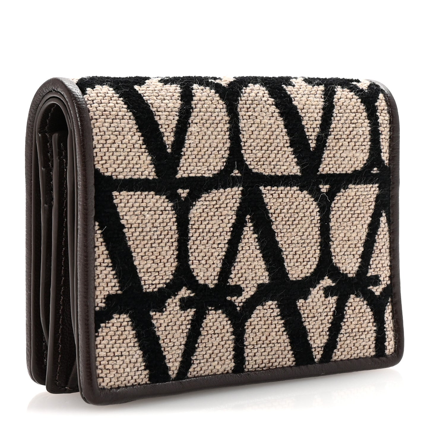 Toile Iconographe Small Wallet Naturale Black Fondant