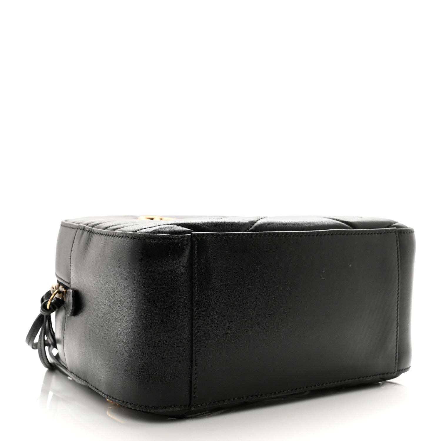 Gucci Calfskin Matelasse GG Marmont Dome Backpack Black 4 of 19