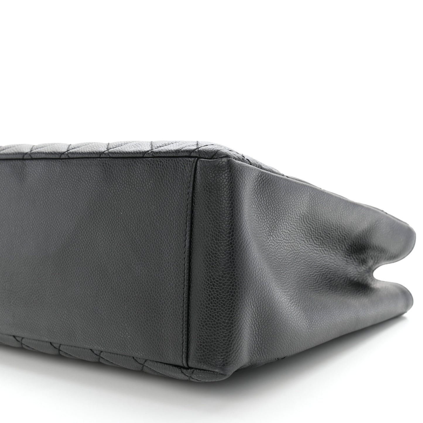 Caviar Quilted Grand Shopping Tote GST Black