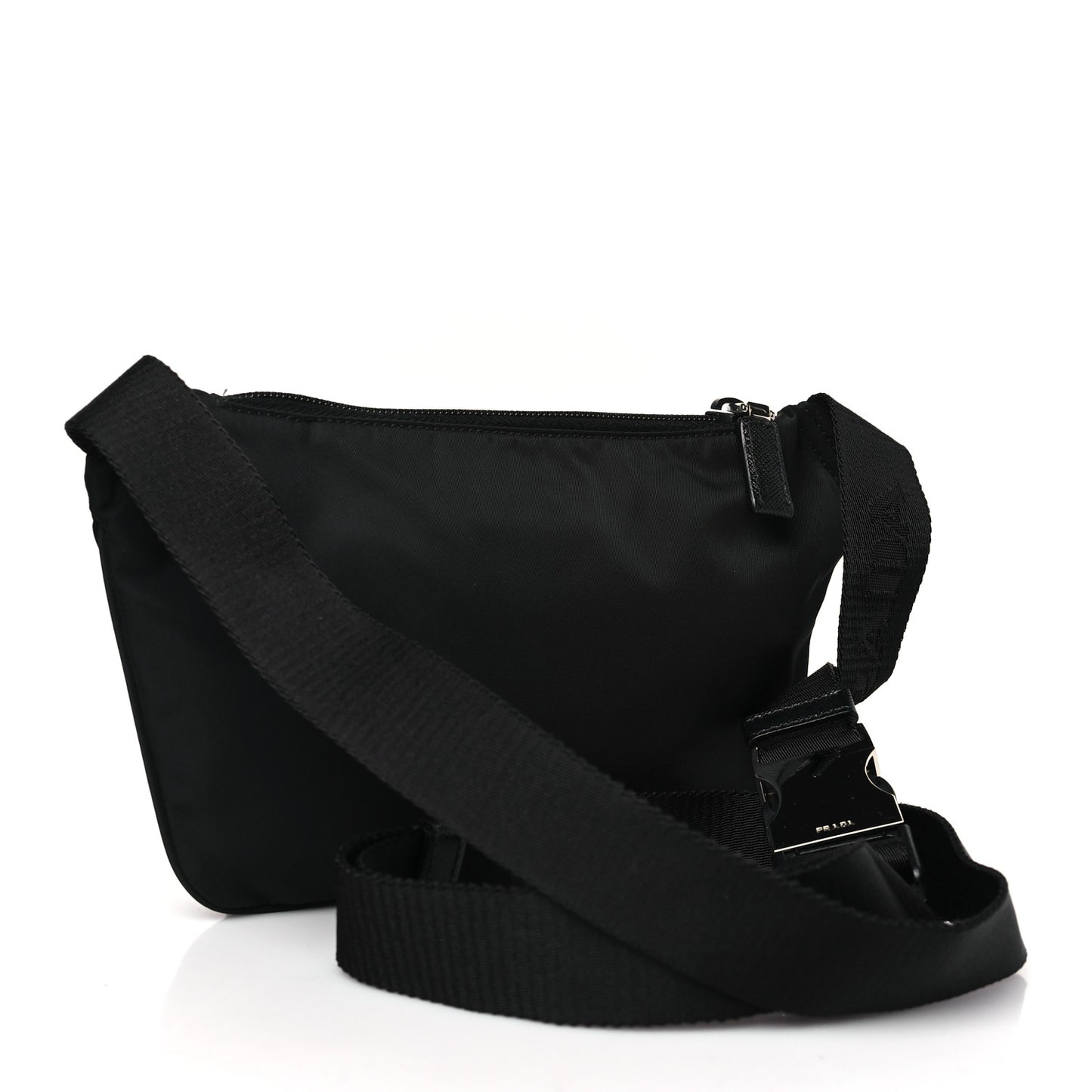 Re-Nylon Saffiano Belt Bag Black