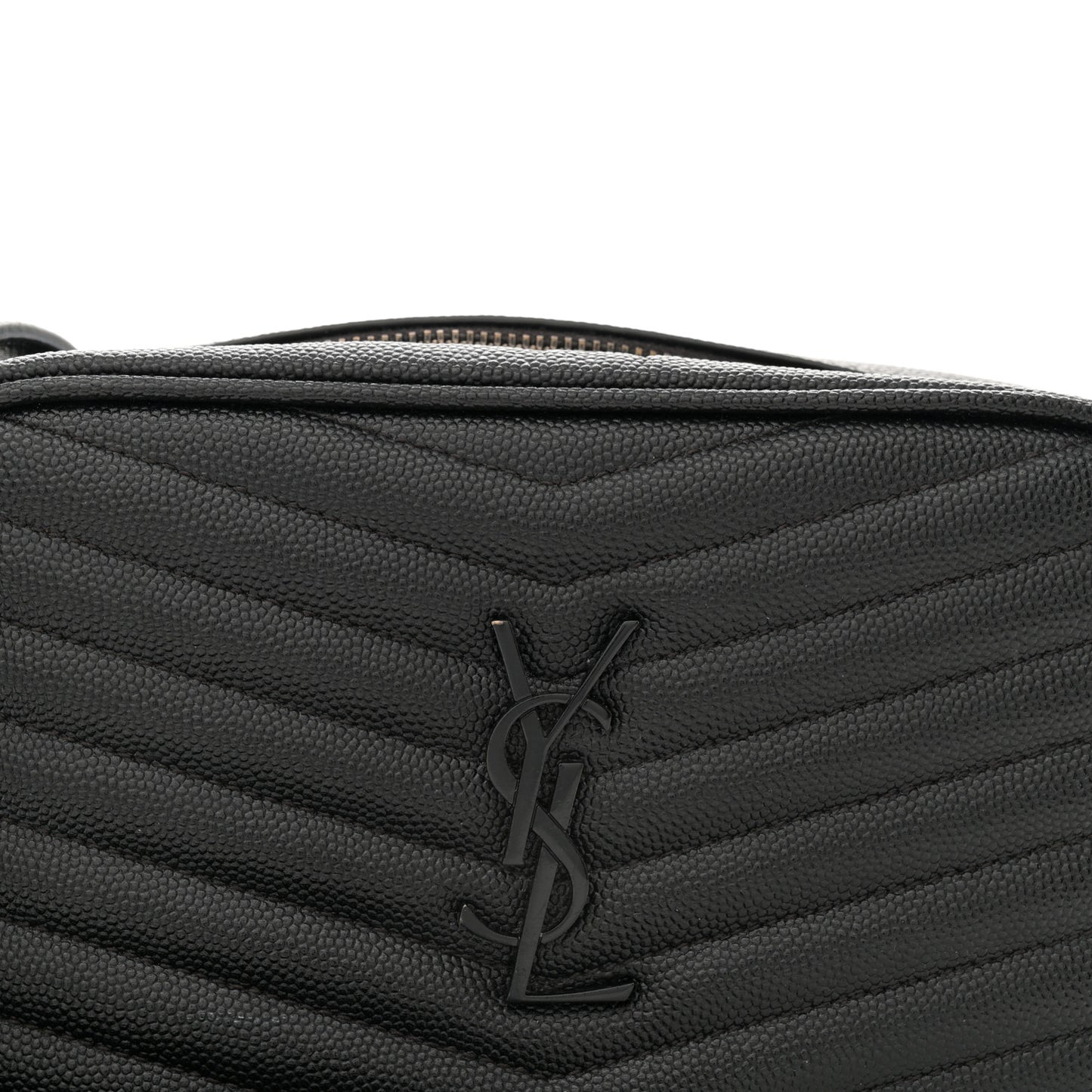 Grain De Poudre Matelasse Monochrome Monogram Mini Lou Camera Bag Black