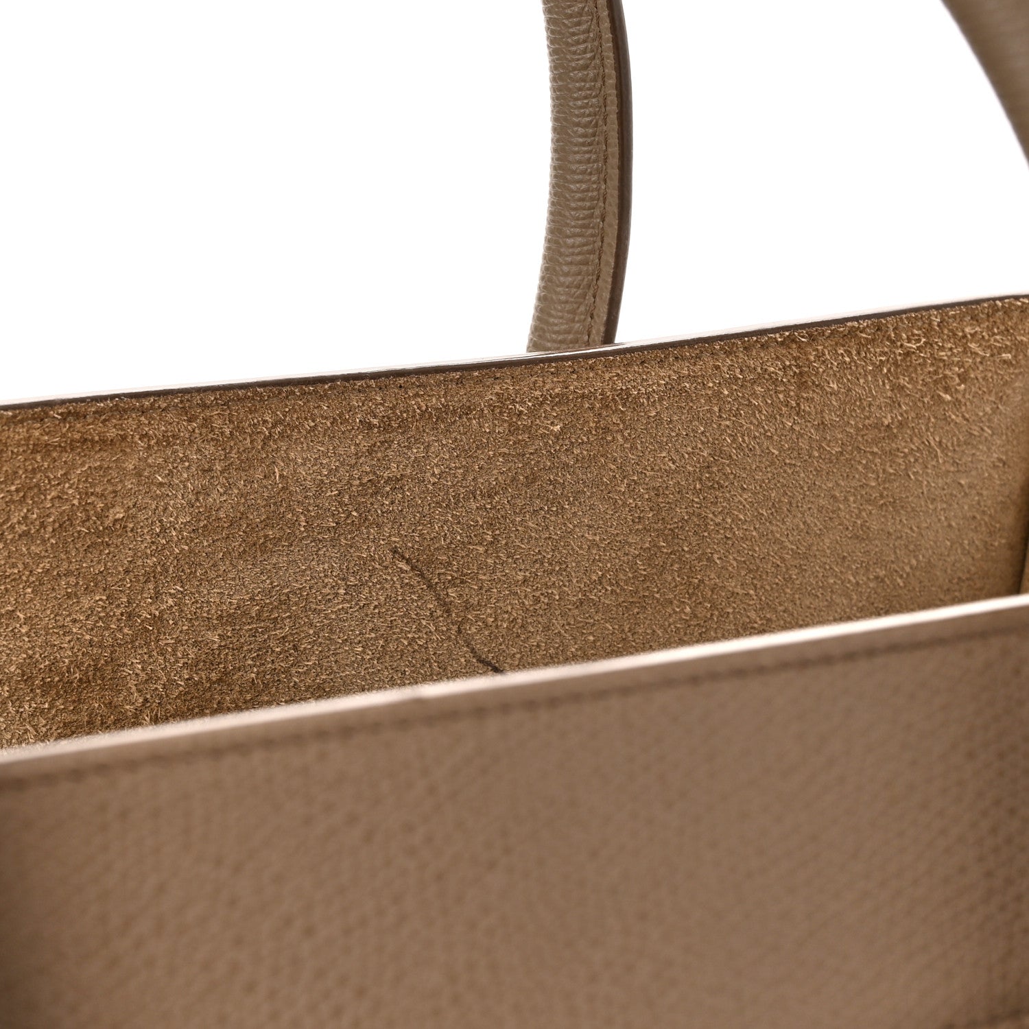 Celine Baby Grained Calfskin Medium Phantom Luggage Taupe 15 of 17