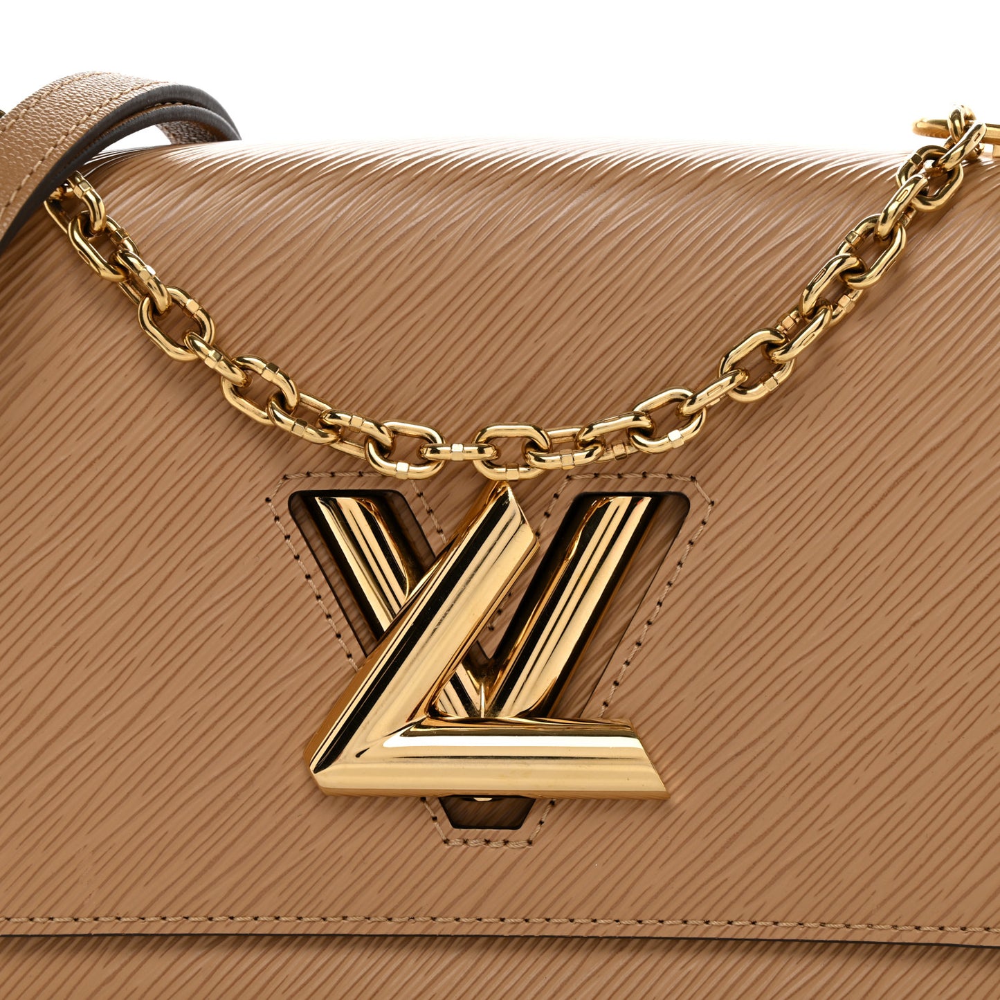 Epi Twist Shoulder Bag MM Camel