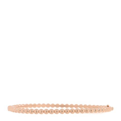 18K Rose Gold Perlee Pearls of Gold Bracelet M