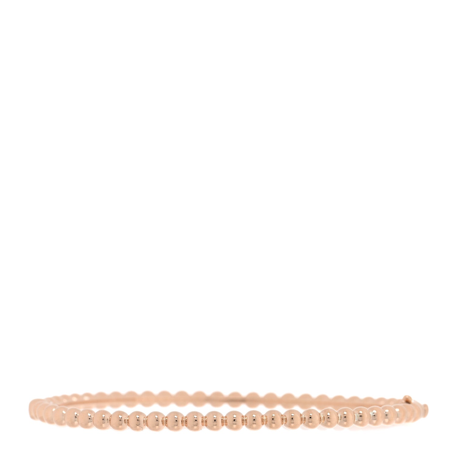 Van Cleef & Arpels 18K Rose Gold Perlee Pearls of Gold Bracelet M 2 of 4
