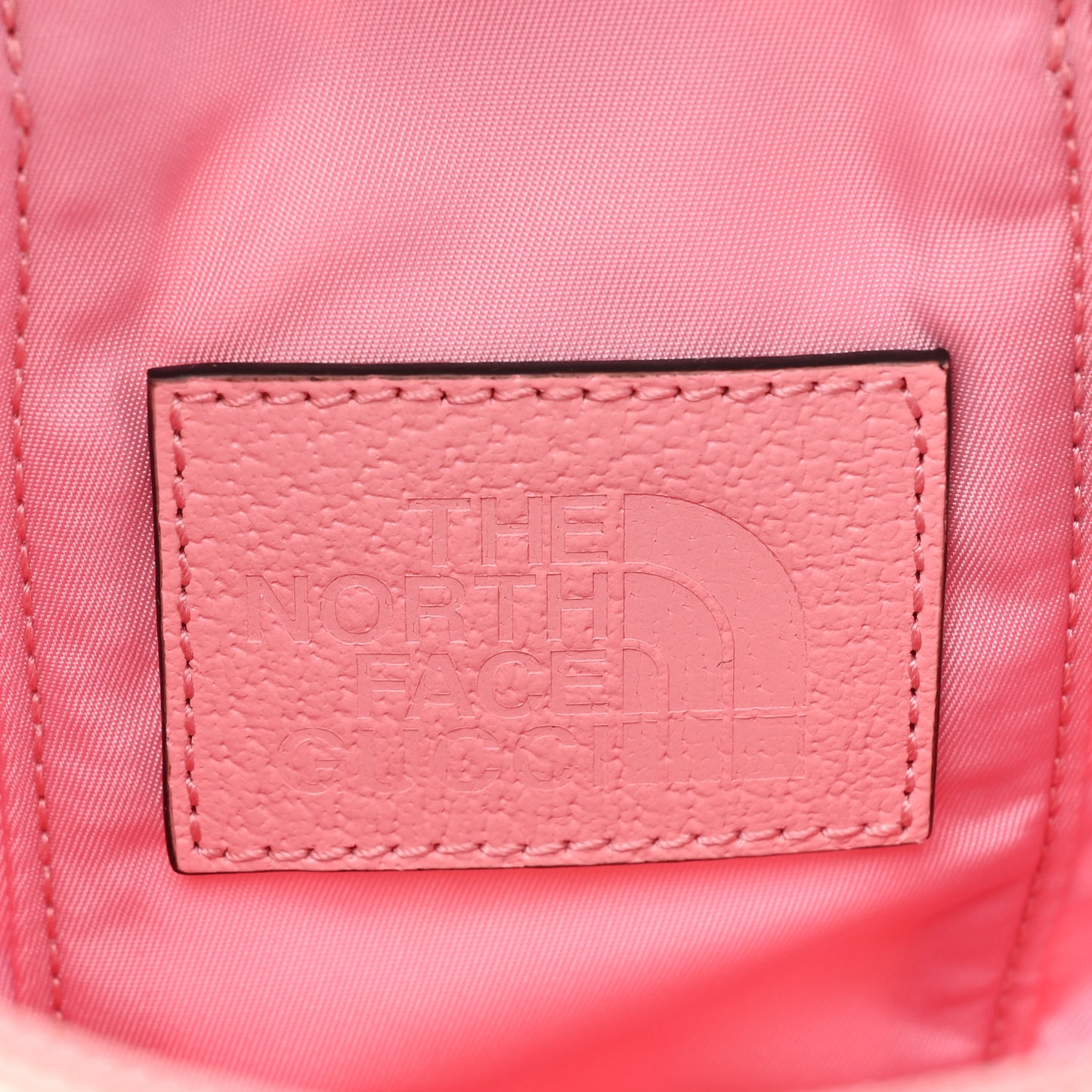 X THE NORTH FACE Econyl Nylon Barrel Shoulder Bag Ivory Turquoise Wild Rose