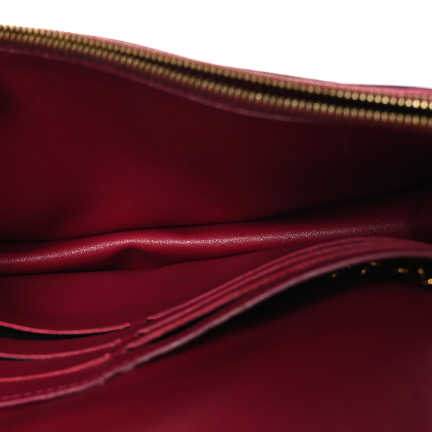 Monogram Flore Chain Wallet Fuchsia