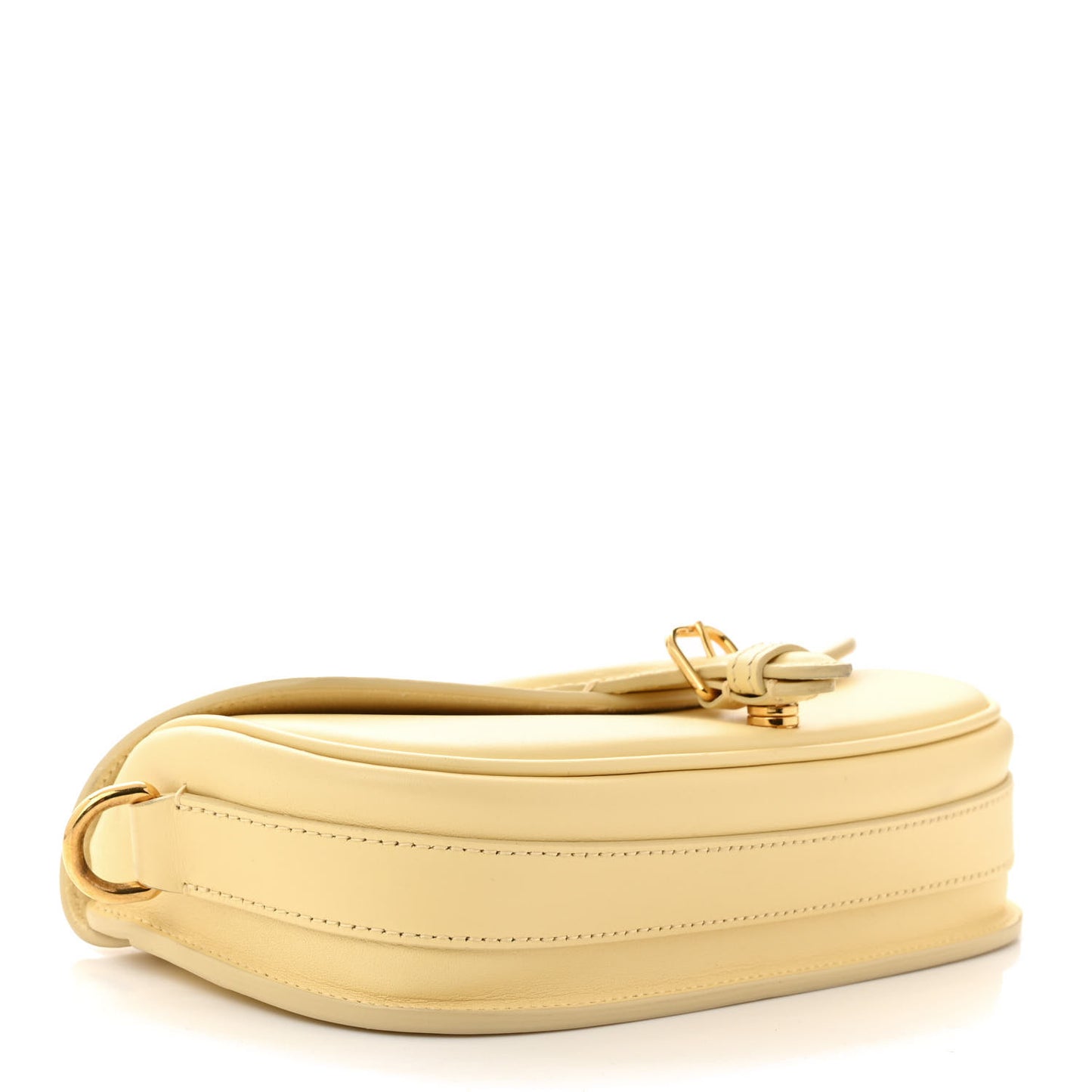 Box Calfskin East West Bobby Bag Soft Yellow