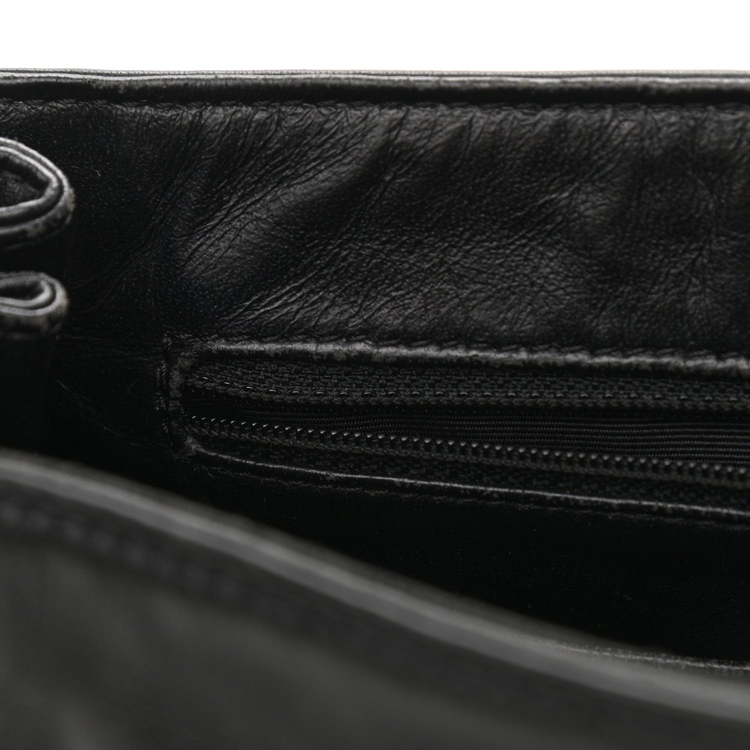 Chanel Calfskin Diagonal Ligne Flap Black 16 of 16