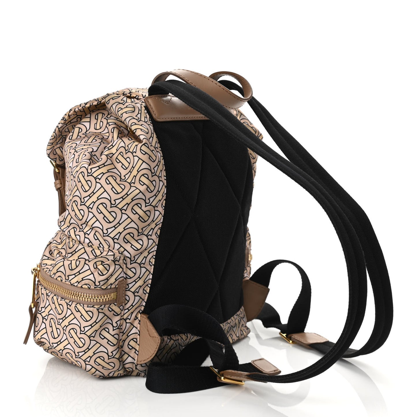 Nylon Monogram Medium Rucksack Backpack Blush