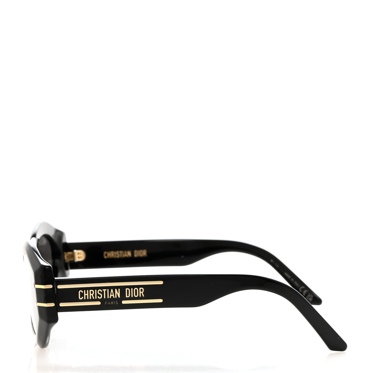Acetate DiorSignature B1U Butterfly Sunglasses Black