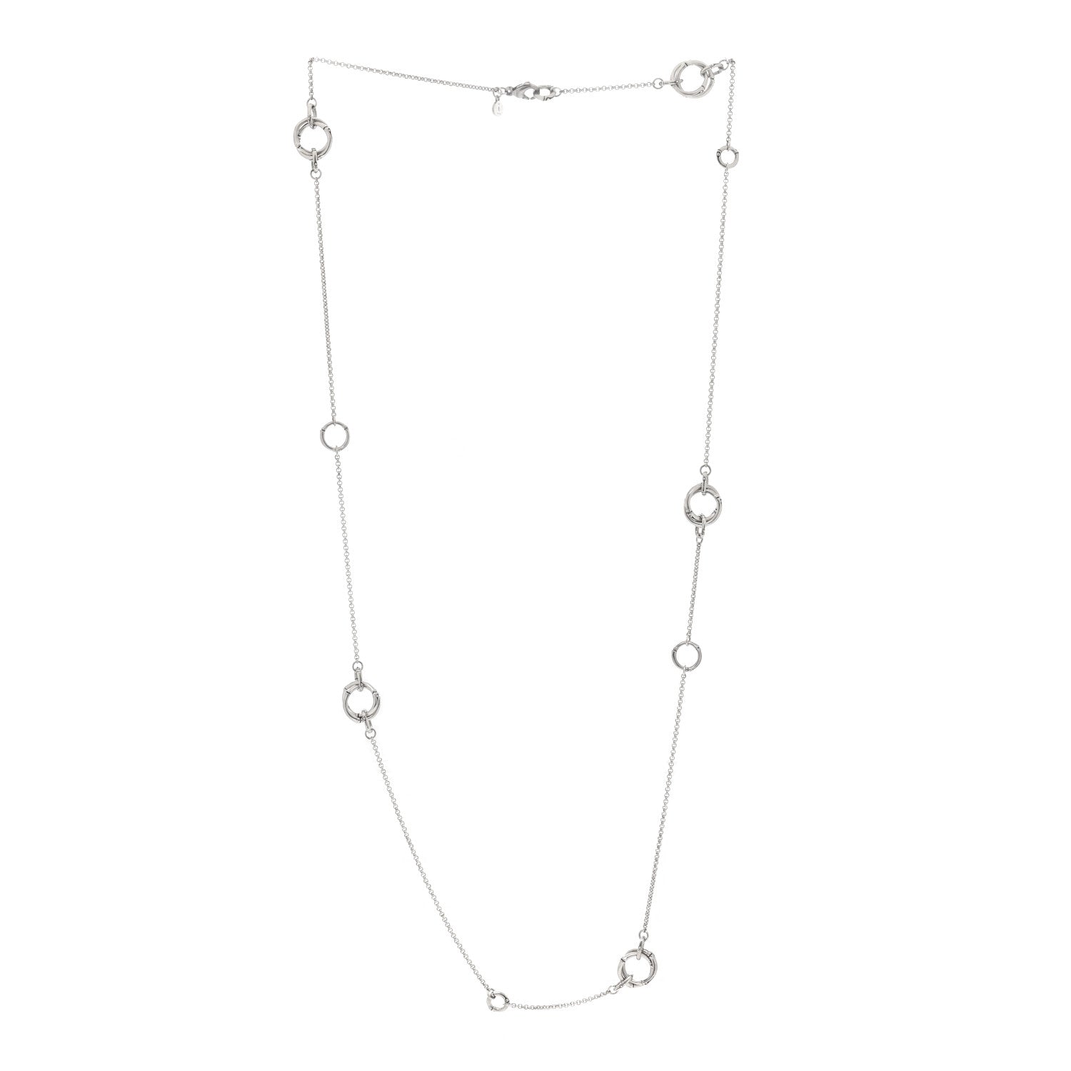 John Hardy Sterling Silver Bamboo Sautoir Necklace 2 of 3