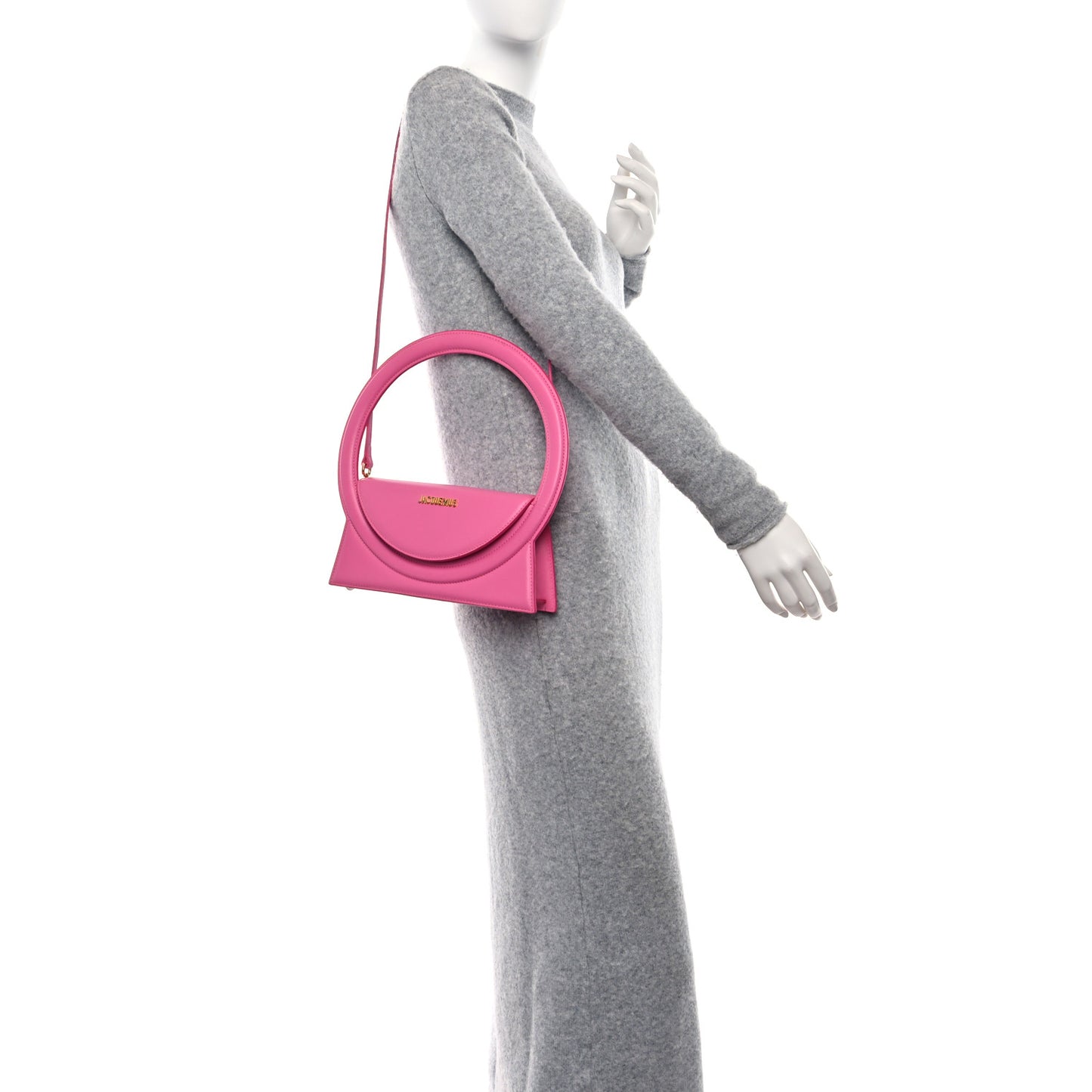 Smooth Calfskin Le Sac Rond Pink