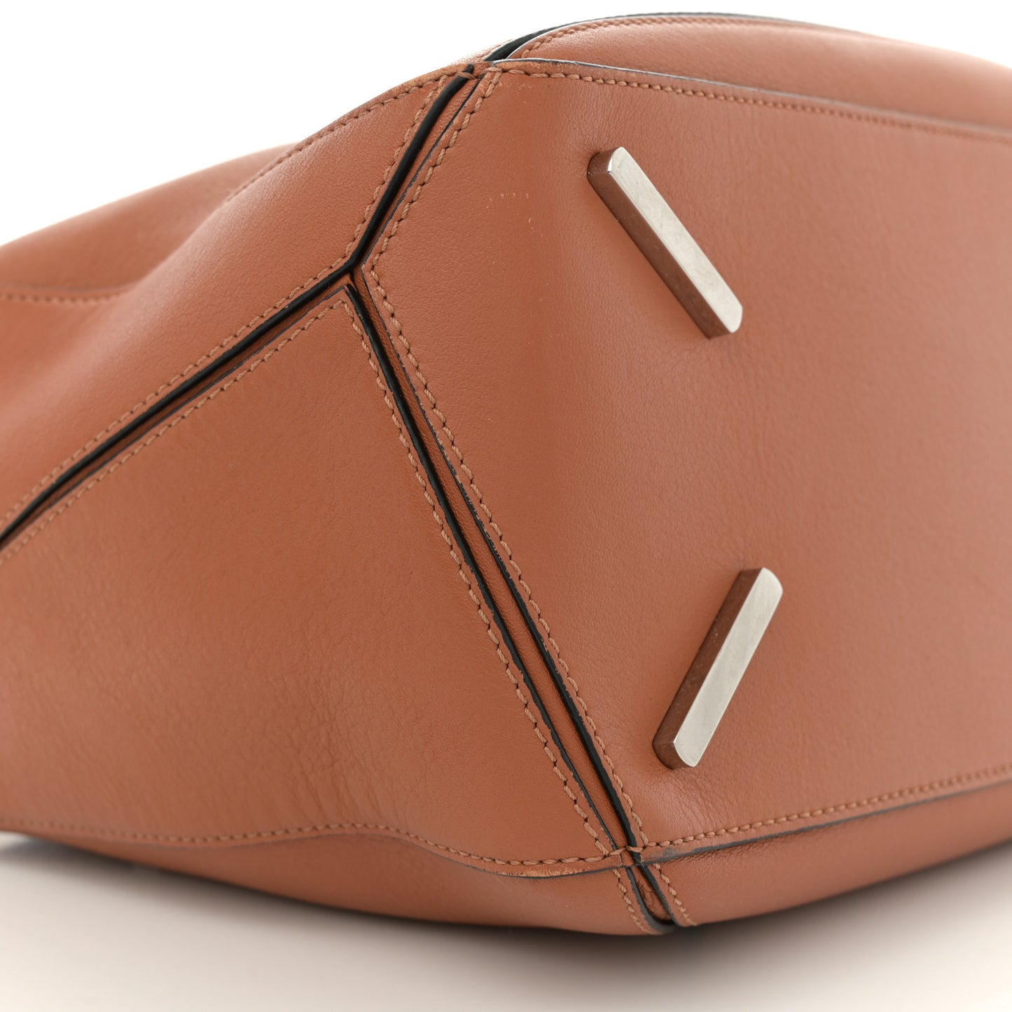 Calfskin Medium Puzzle Bag Tan