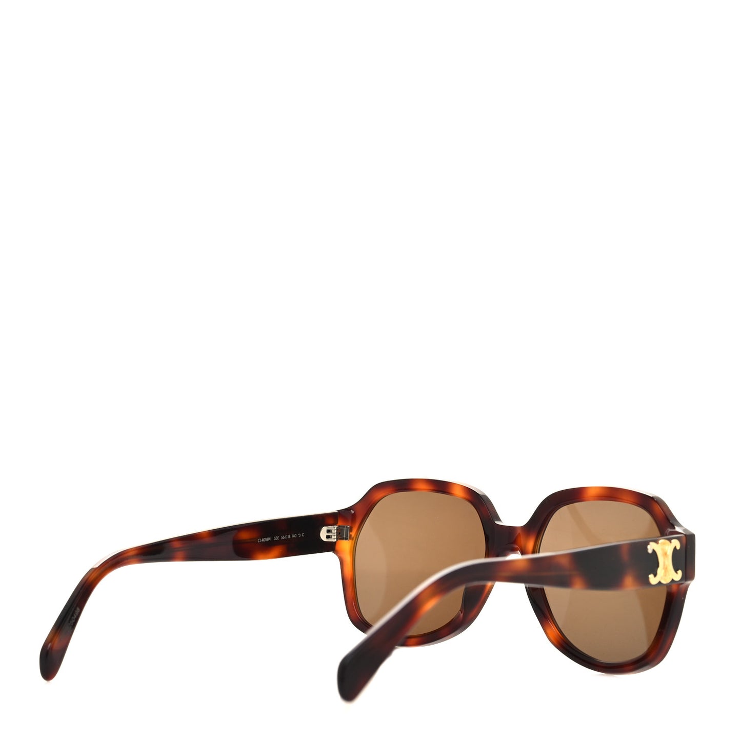 Acetate Triomphe Sunglasses CL40189F Blonde Havana