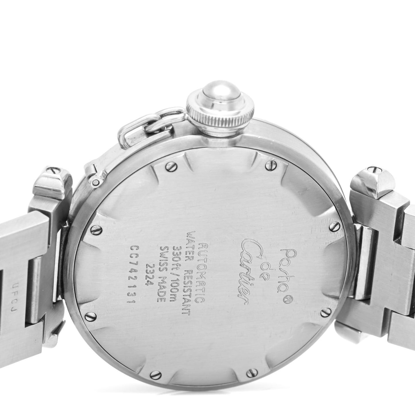Stainless Steel 35mm Pasha C Automatic Watch Blue