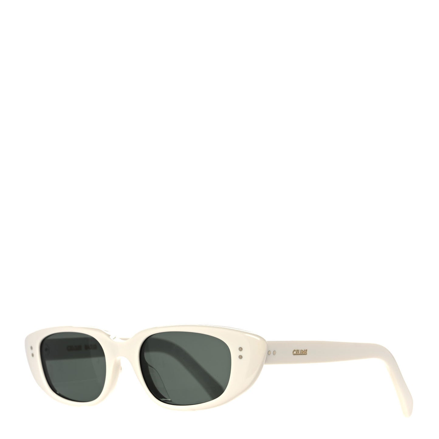 Acetate Cat Eye Sunglasses CL40095U White