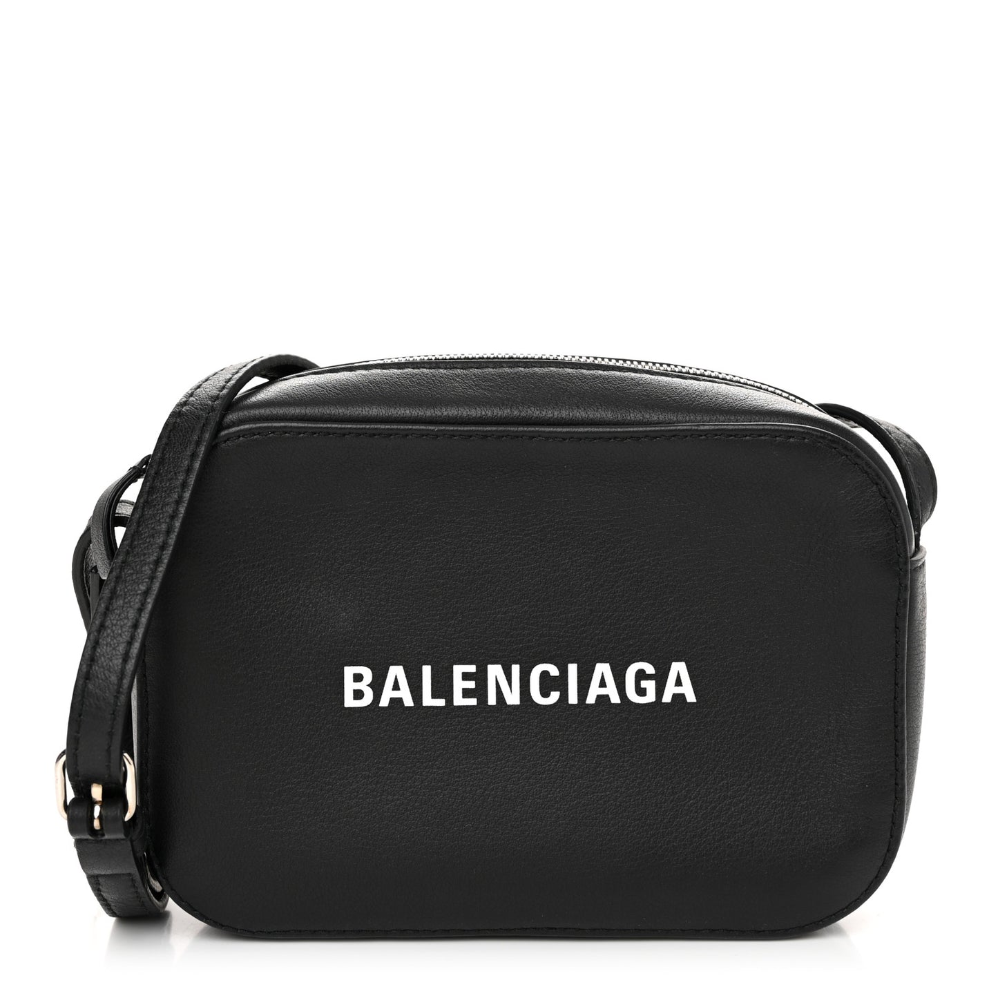 Calfskin Logo XS Everyday Camera Bag Black